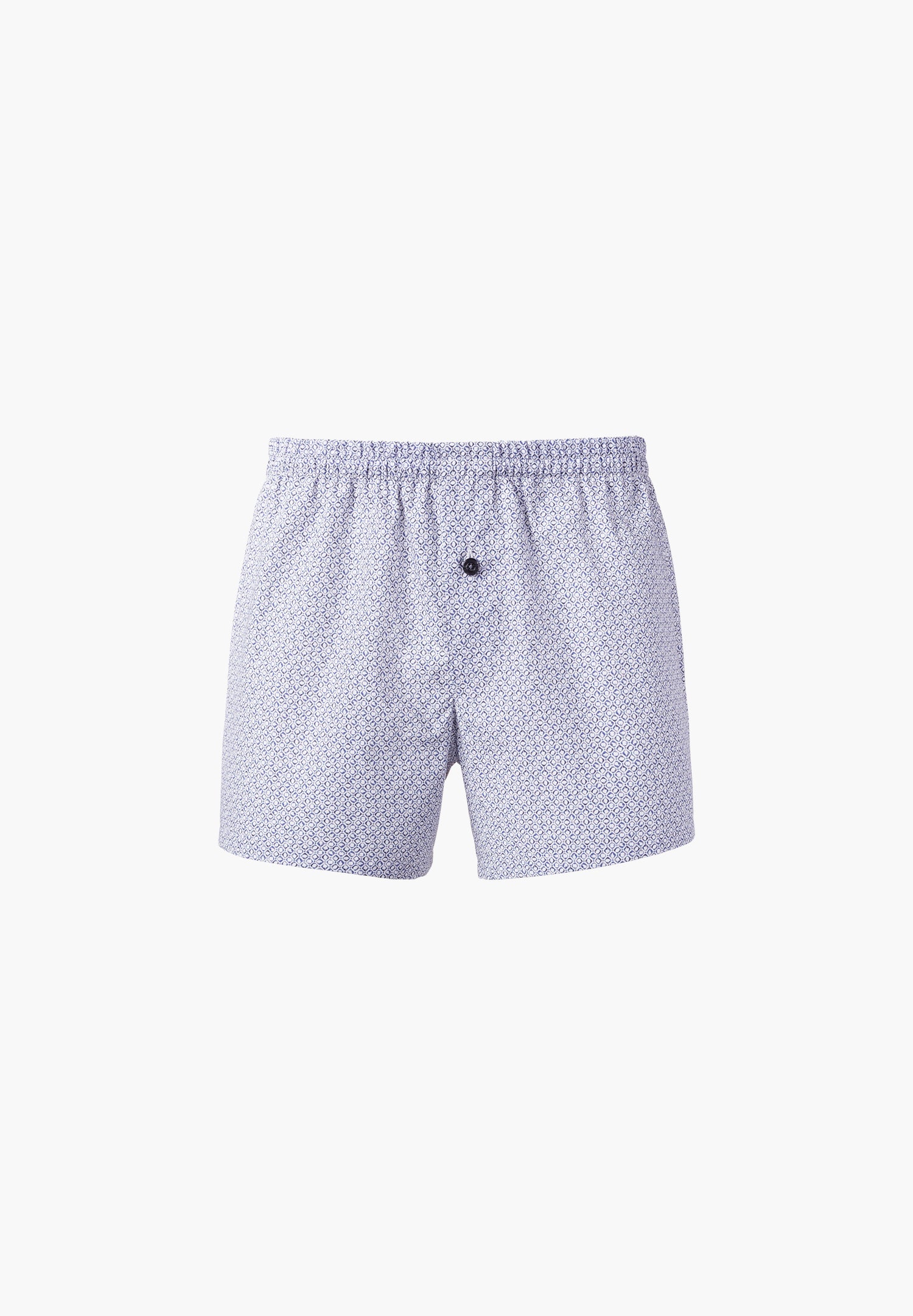 Cotton Poplin Print | Boxer Shorts - geo squares - Image 2