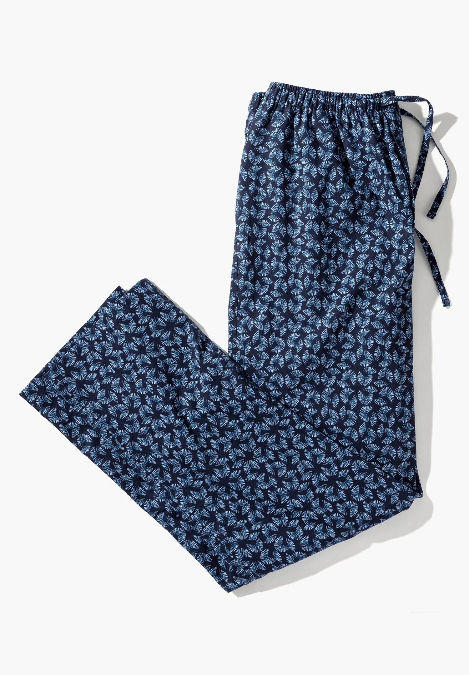 Cotton Poplin Print | Hose lang - blue - Image 4
