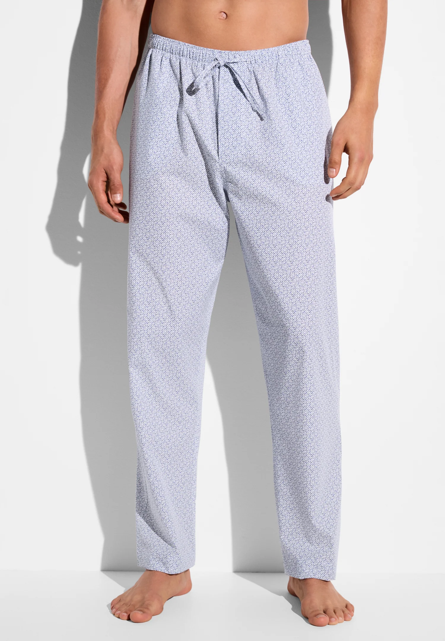 Cotton Poplin Print | Hose lang - geo squares