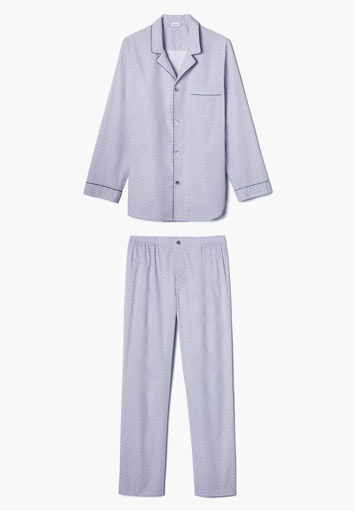 Cotton Poplin Print | Pyjama lang - geo squares - Image 2