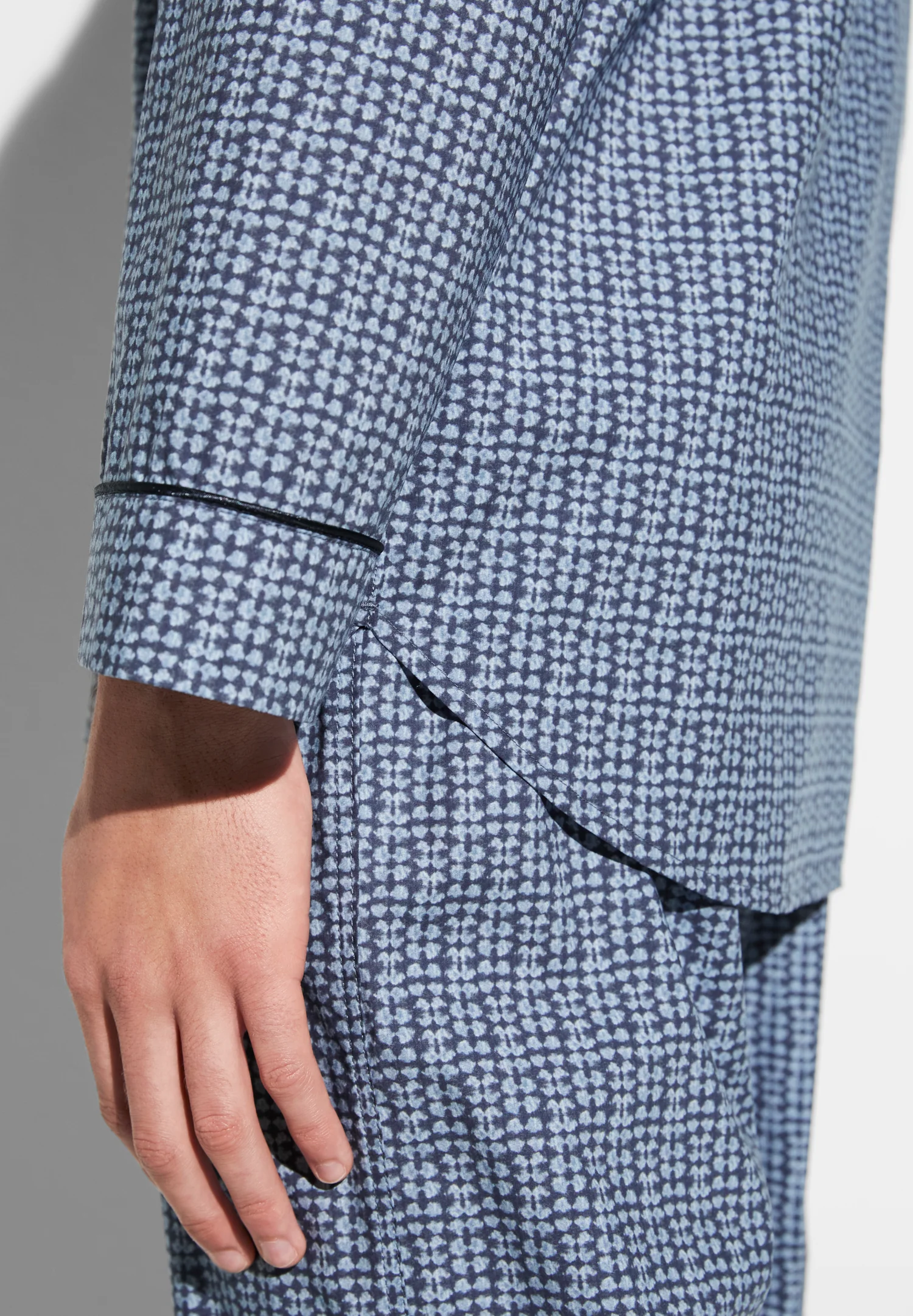 Cotton Poplin Print | Pyjama lang - mini geo batic - Image 4