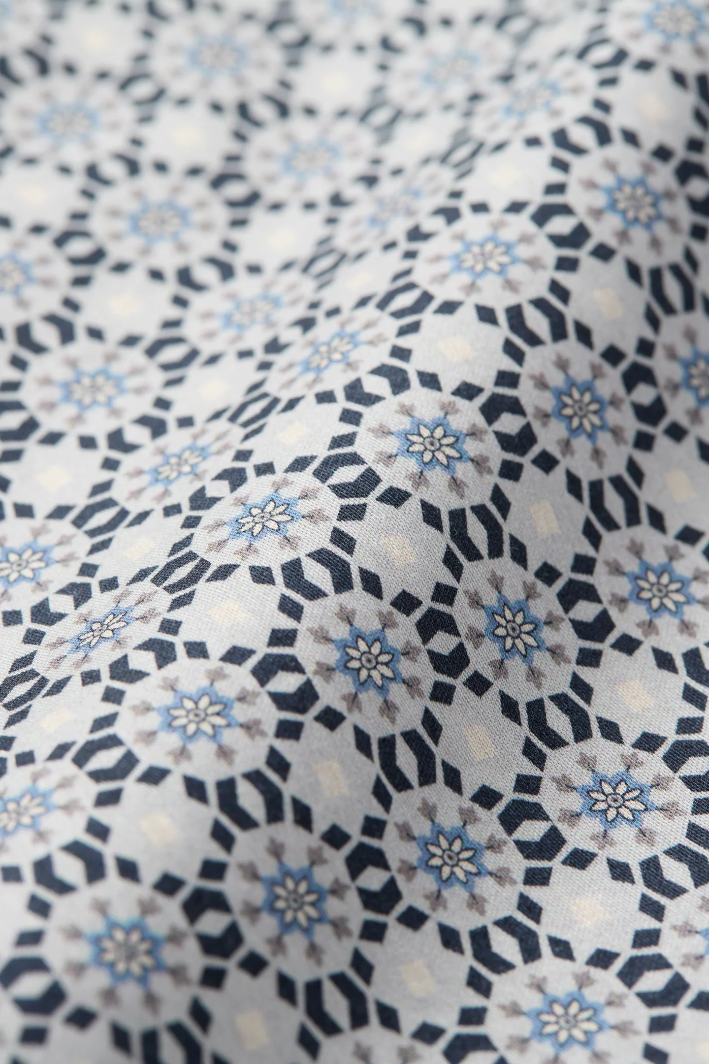 Cotton Sateen Print | Boxer Shorts - blue mosaik - Image 6