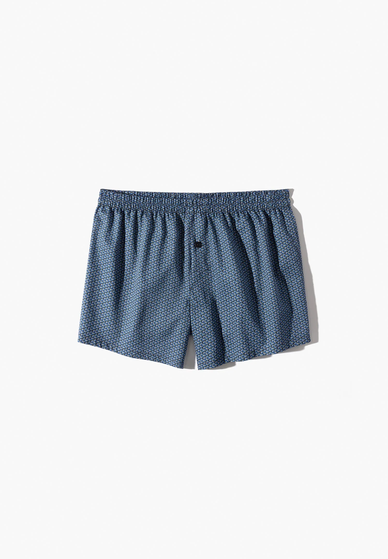 Cotton Sateen Print | Boxer Shorts - fantasy blue - Image 4