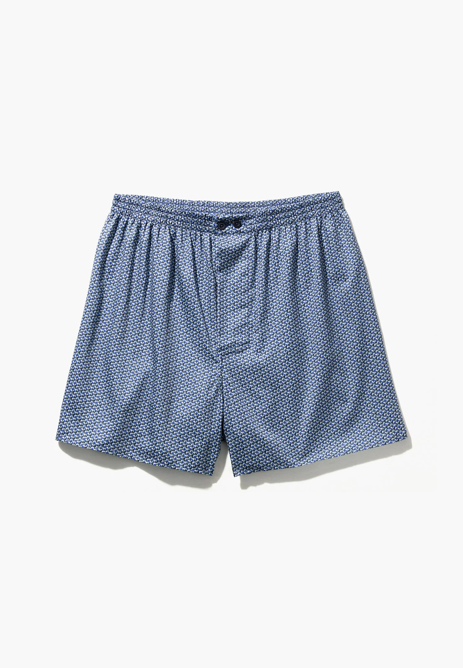 Cotton Sateen Print | Boxer Shorts - fantasy blue - Image 4