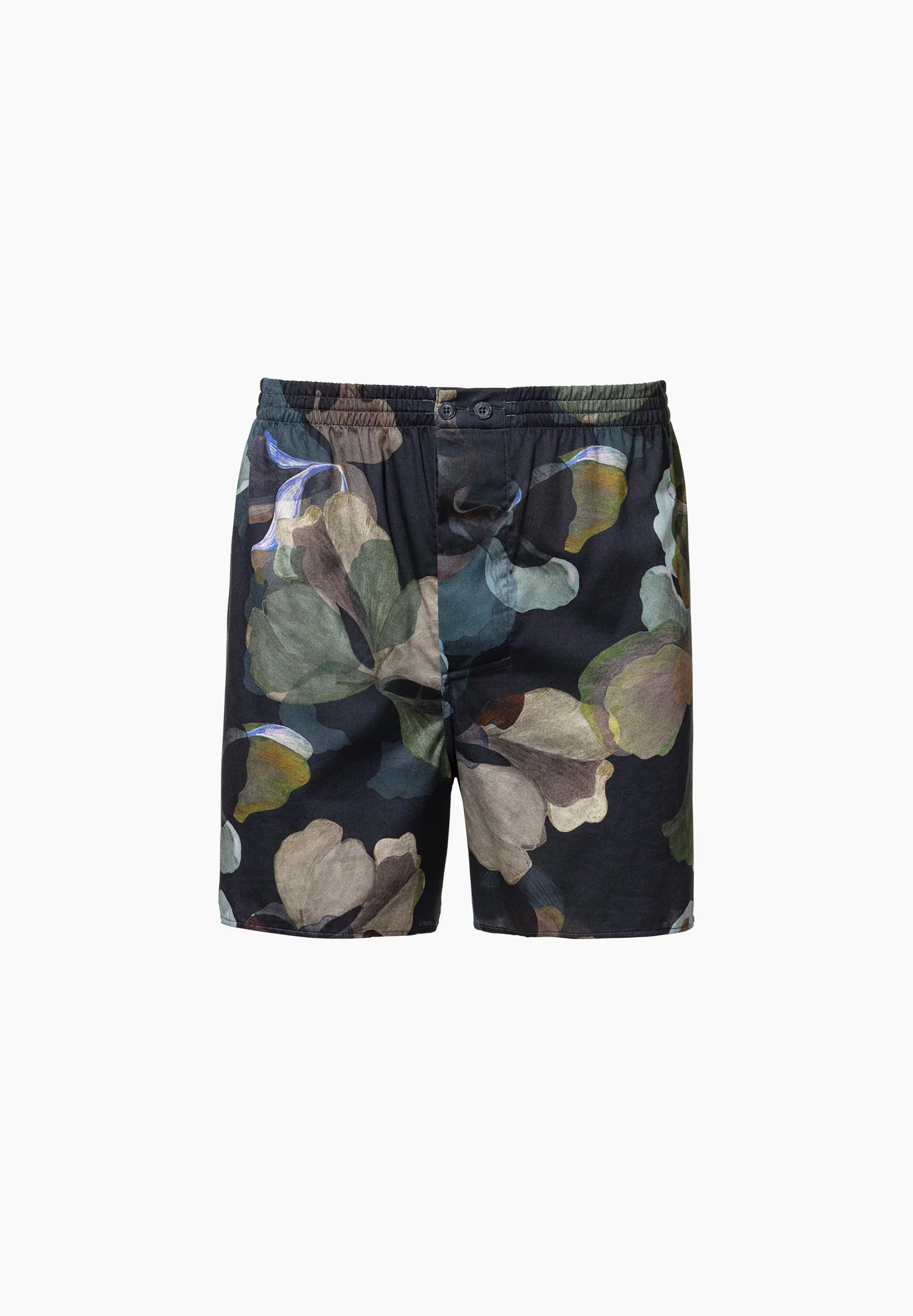 Cotton Sateen Print | Boxer Shorts - florals blue - Image 2