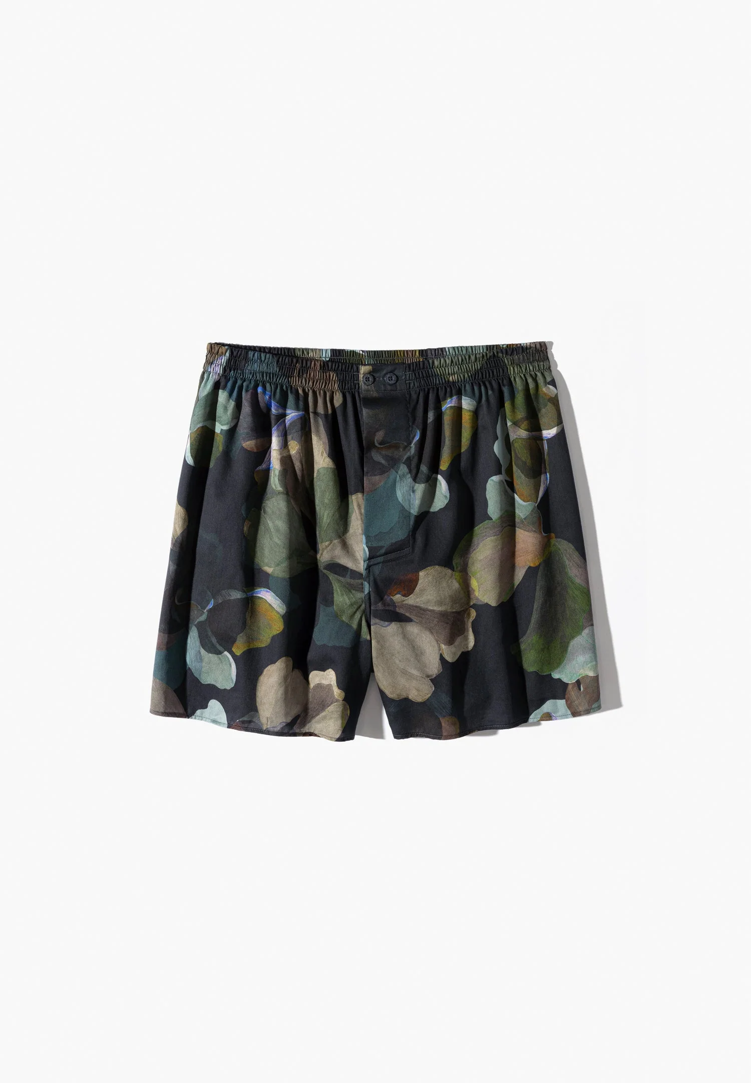 Cotton Sateen Print | Boxer Shorts - florals blue - Image 5