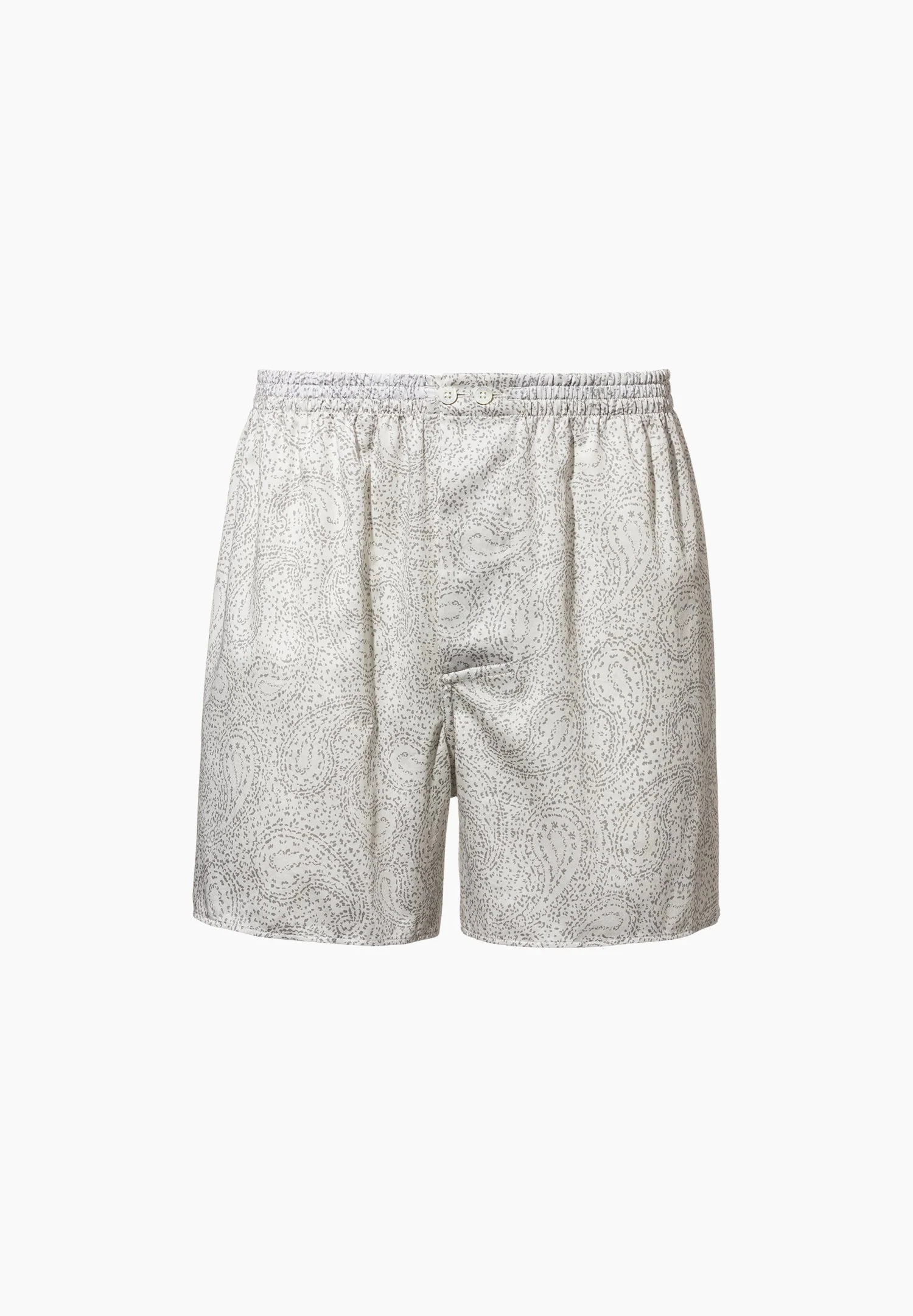 Cotton Sateen Print | Boxer Shorts - paisley sand - Image 2