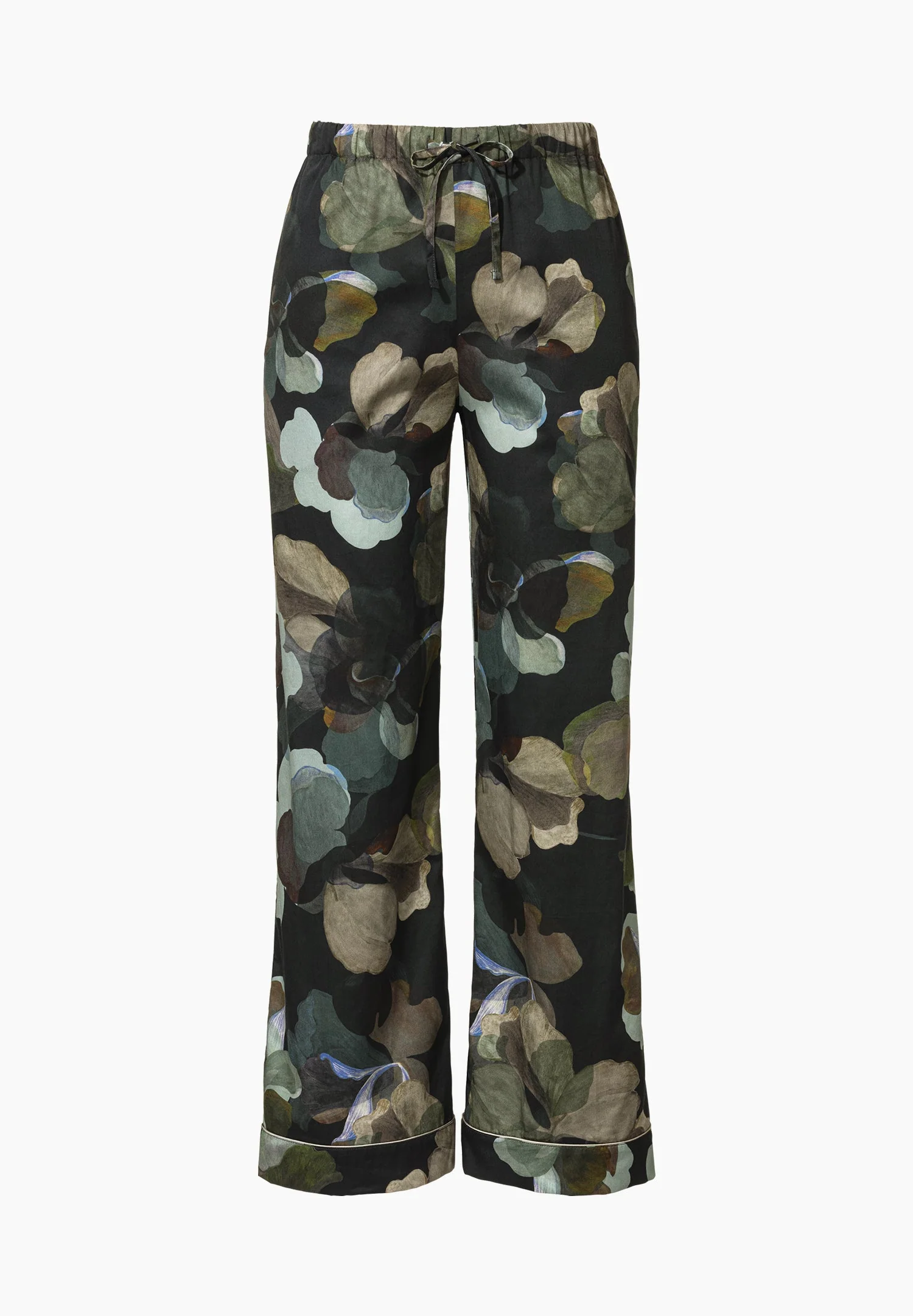 Cotton Sateen Print | Hose lang - florals blue - Image 2