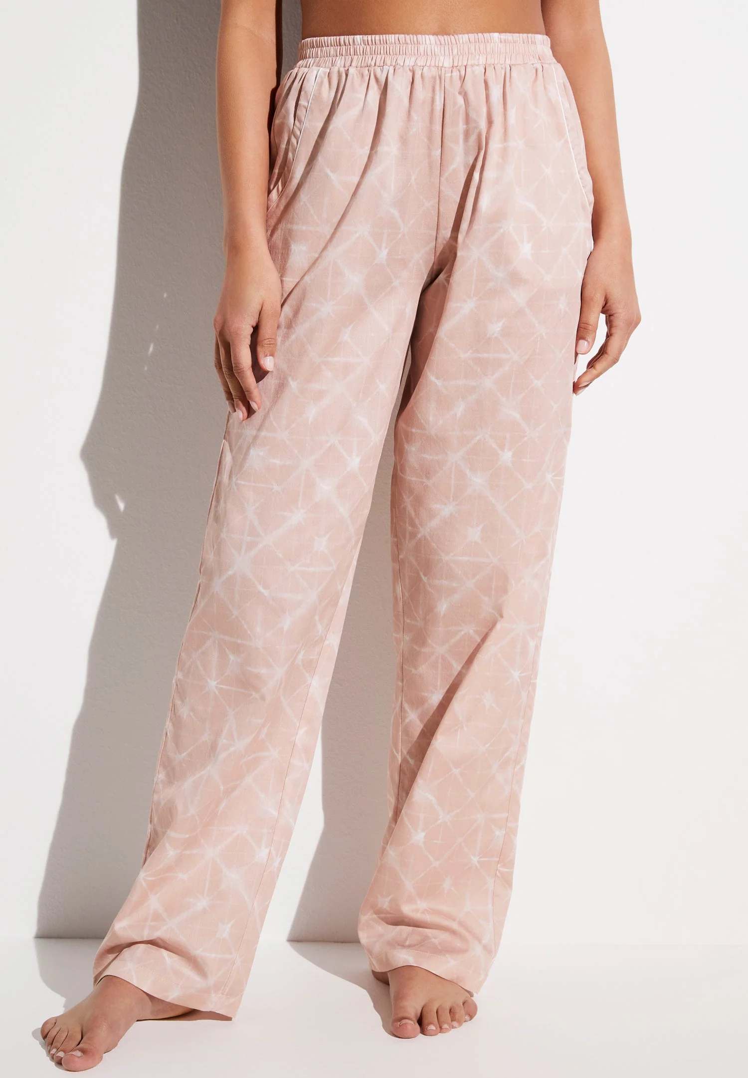 Cotton Sateen Print | Hose lang - geo-batic rose