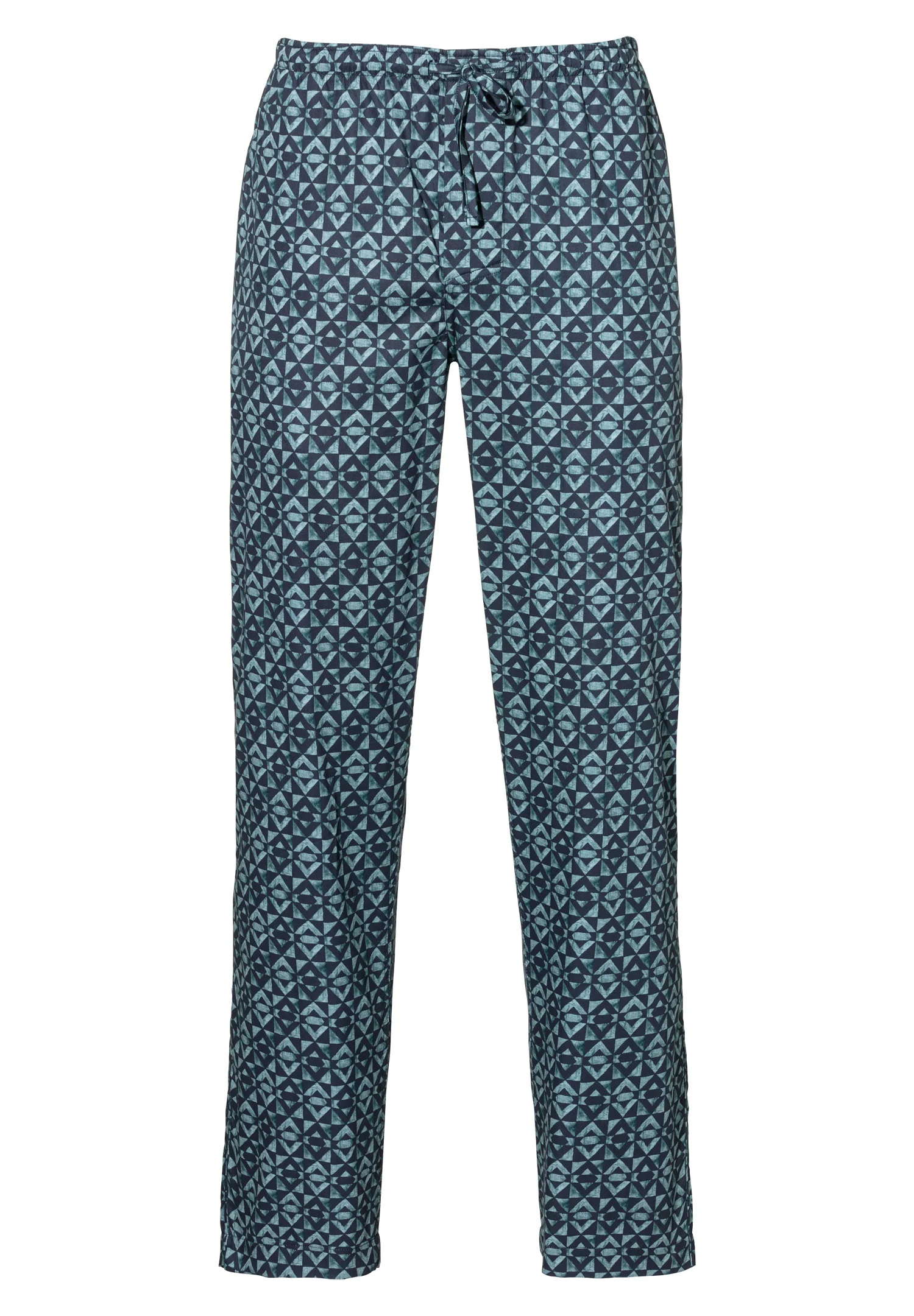 Cotton Sateen Print | Hose lang - geo blues - Image 2