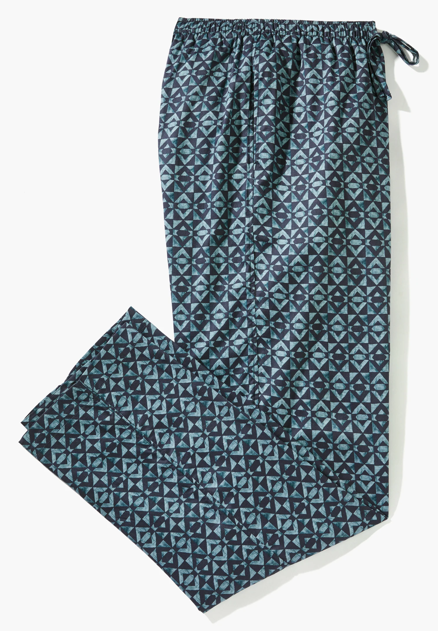 Cotton Sateen Print | Hose lang - geo blues - Image 5