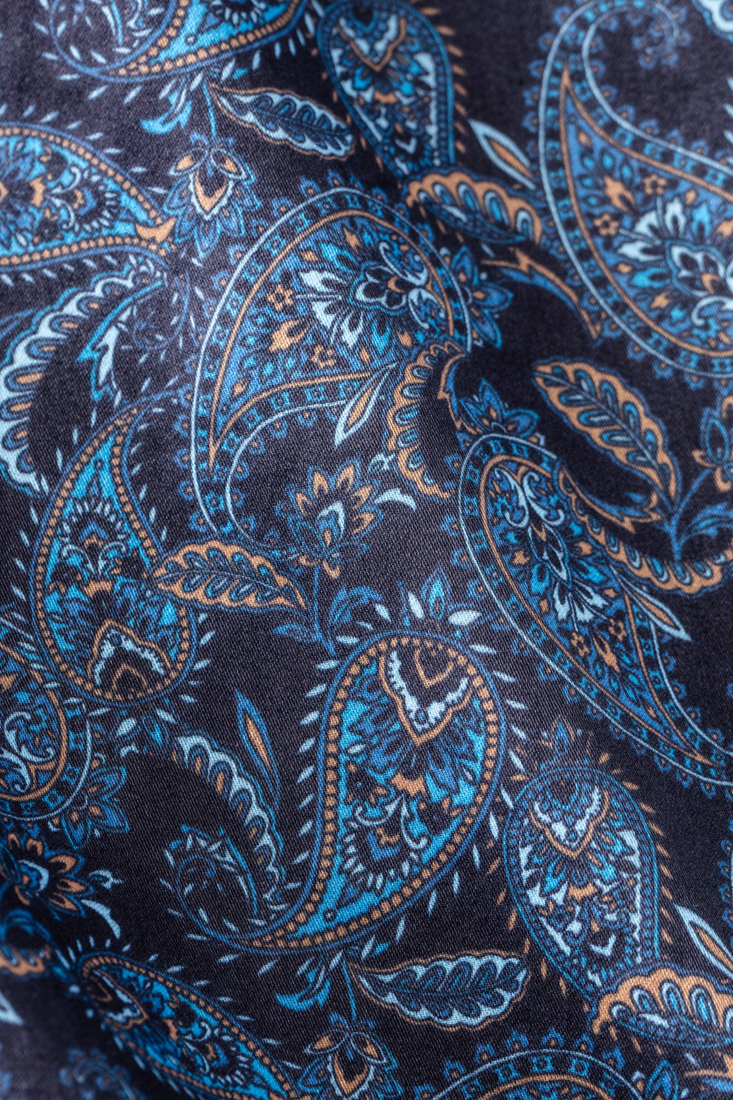 Cotton Sateen Print | Hose lang - paisley midnight - Image 4