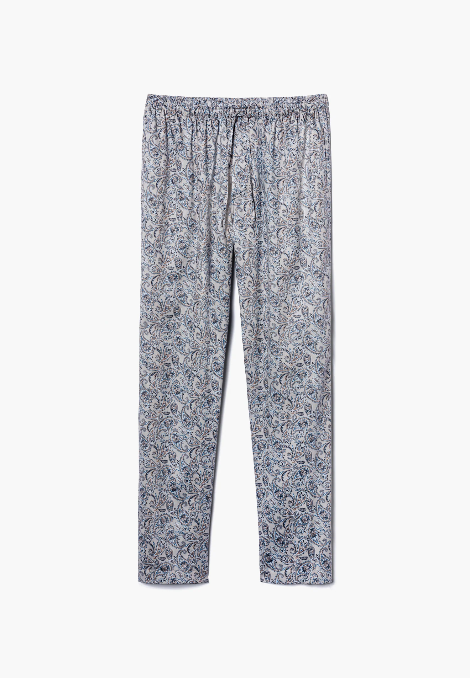 Cotton Sateen Print | Hose lang - paisley taupe - Image 2