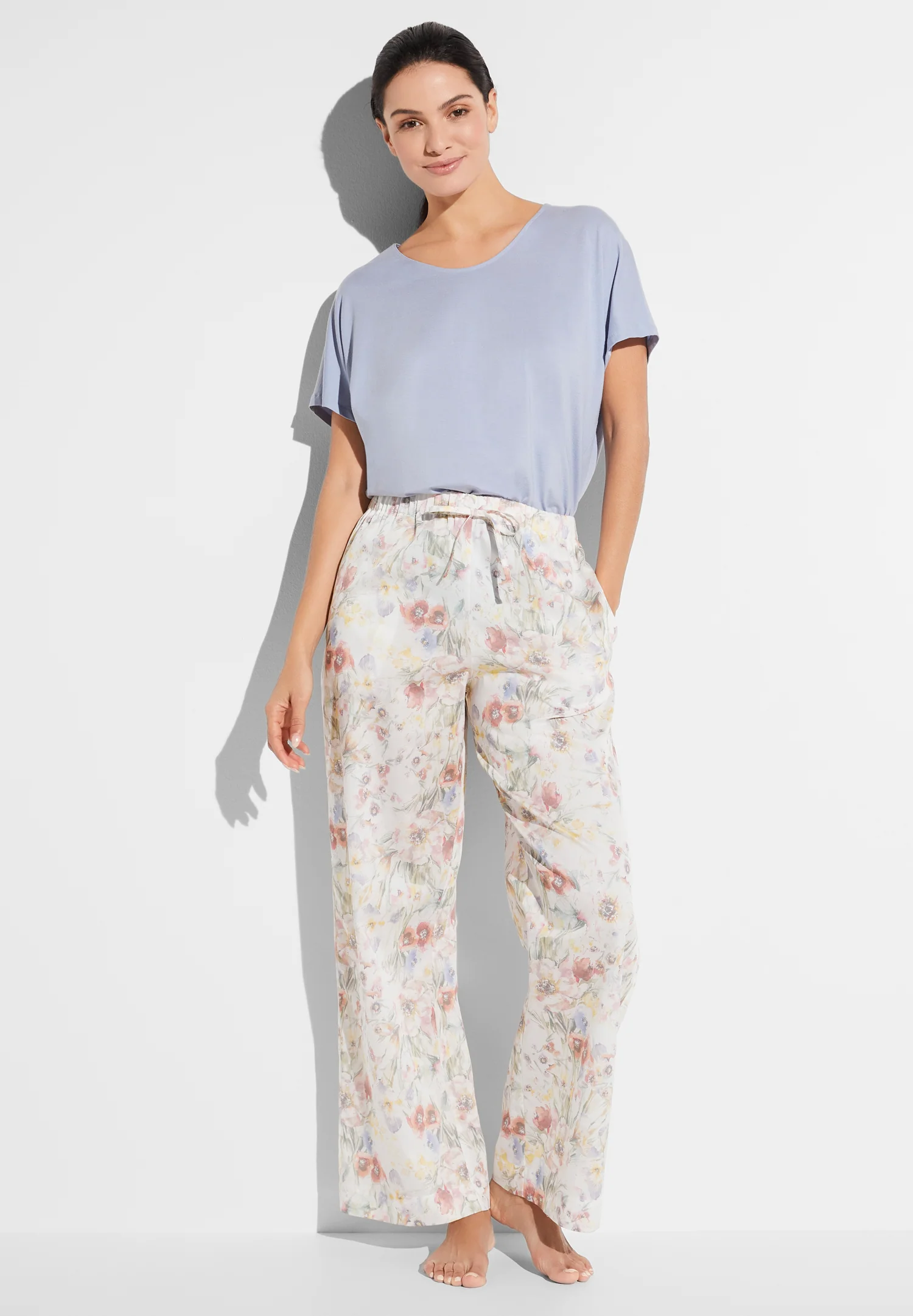 Cotton Sateen Print | Hose lang - summer fields - Image 3