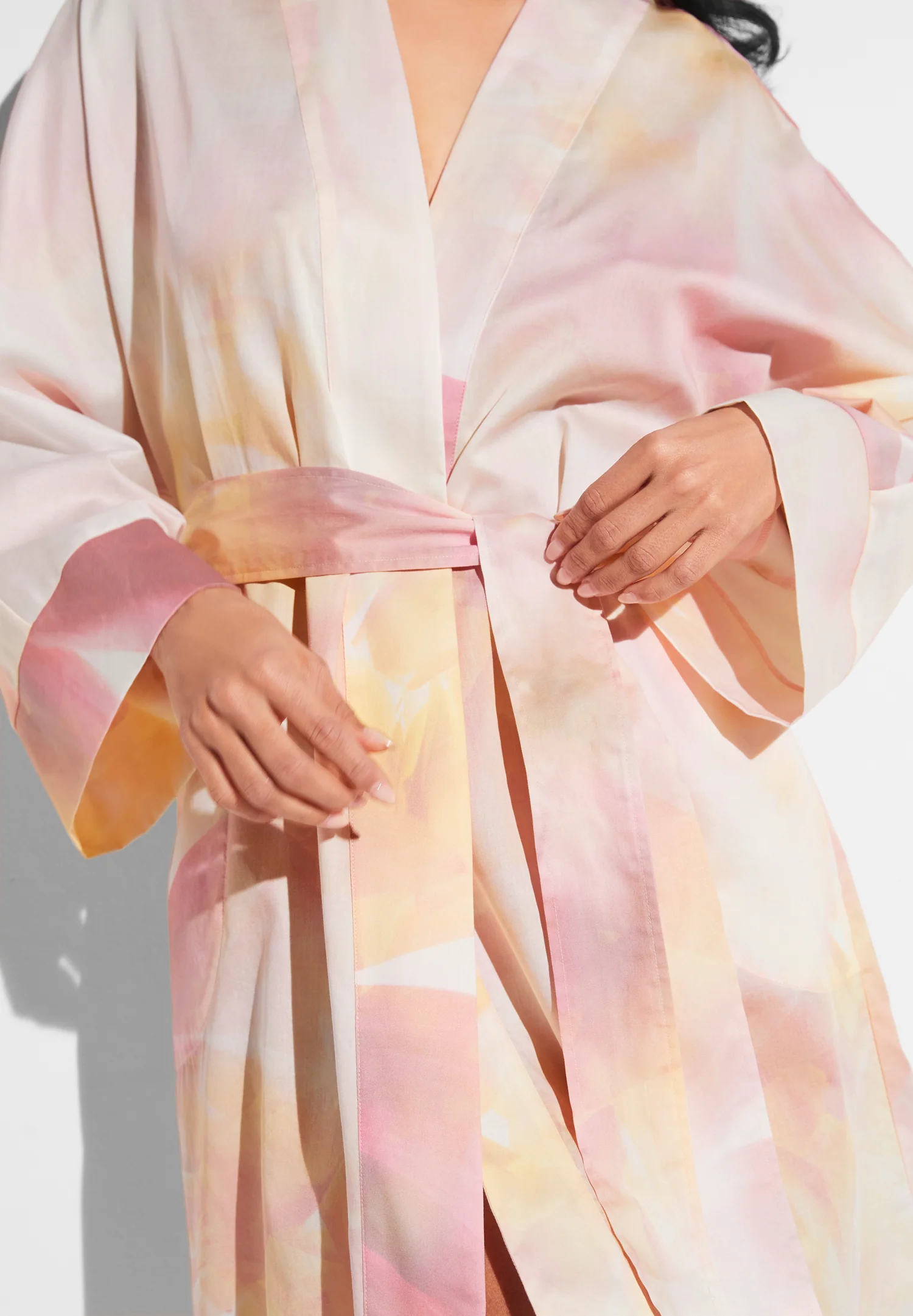 Cotton Sateen Print | Morgenmantel kurz - full bloom - Image 4