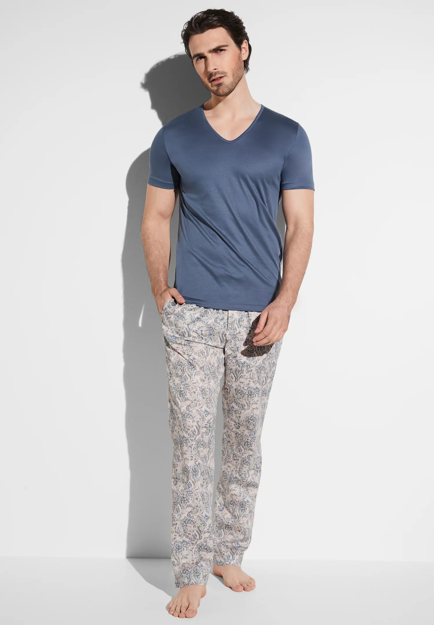 Cotton Sateen Print | Pants Long - boho paisley - Image 3