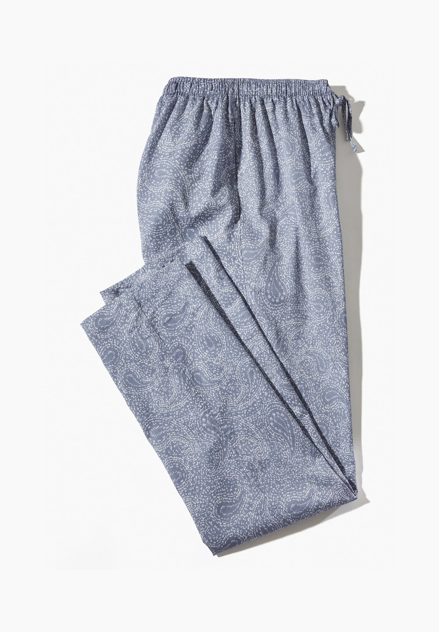 Cotton Sateen Print | Pants Long - paisley blue - Image 4