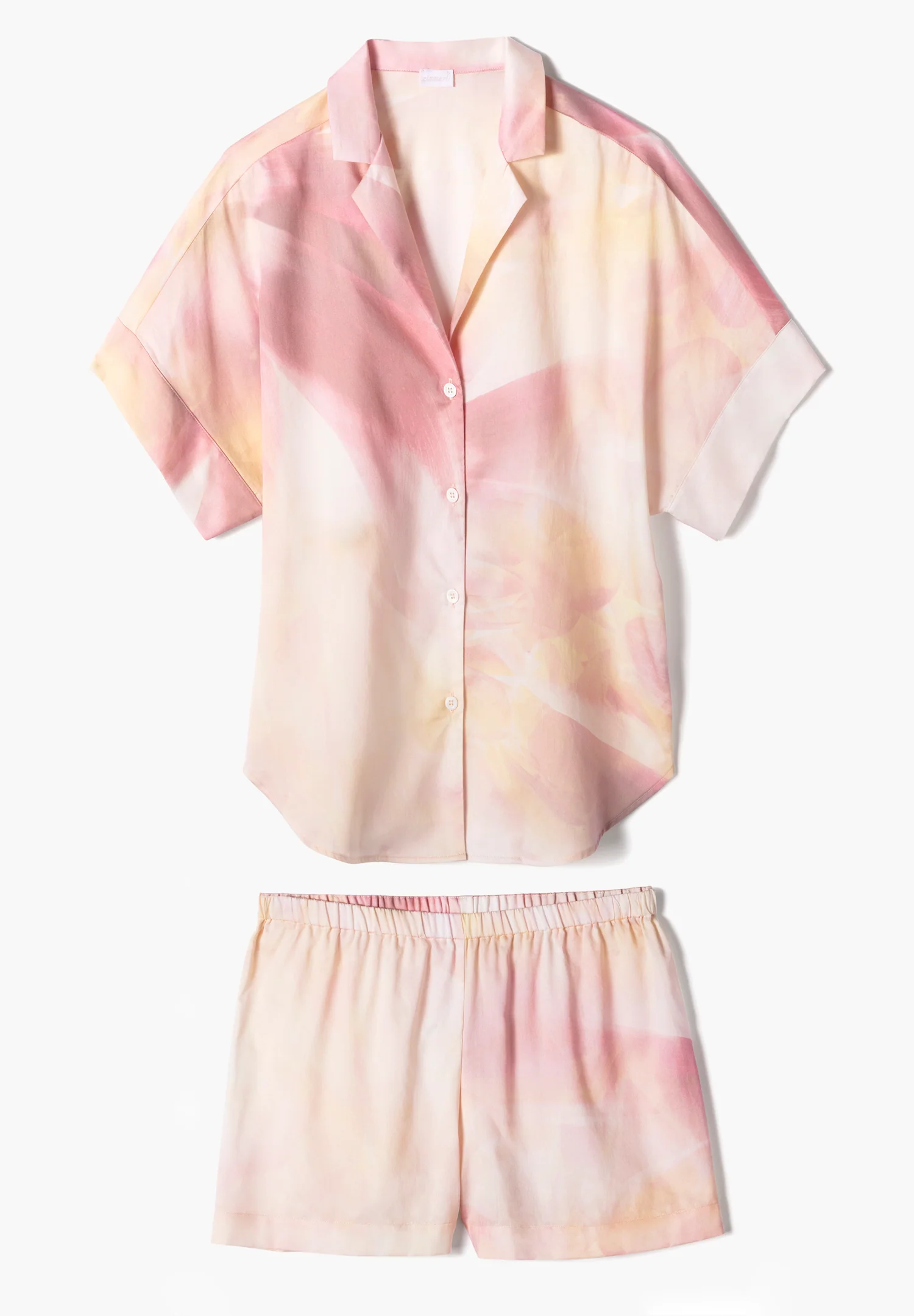 Cotton Sateen Print | Pyjama kurz - full bloom - Image 2