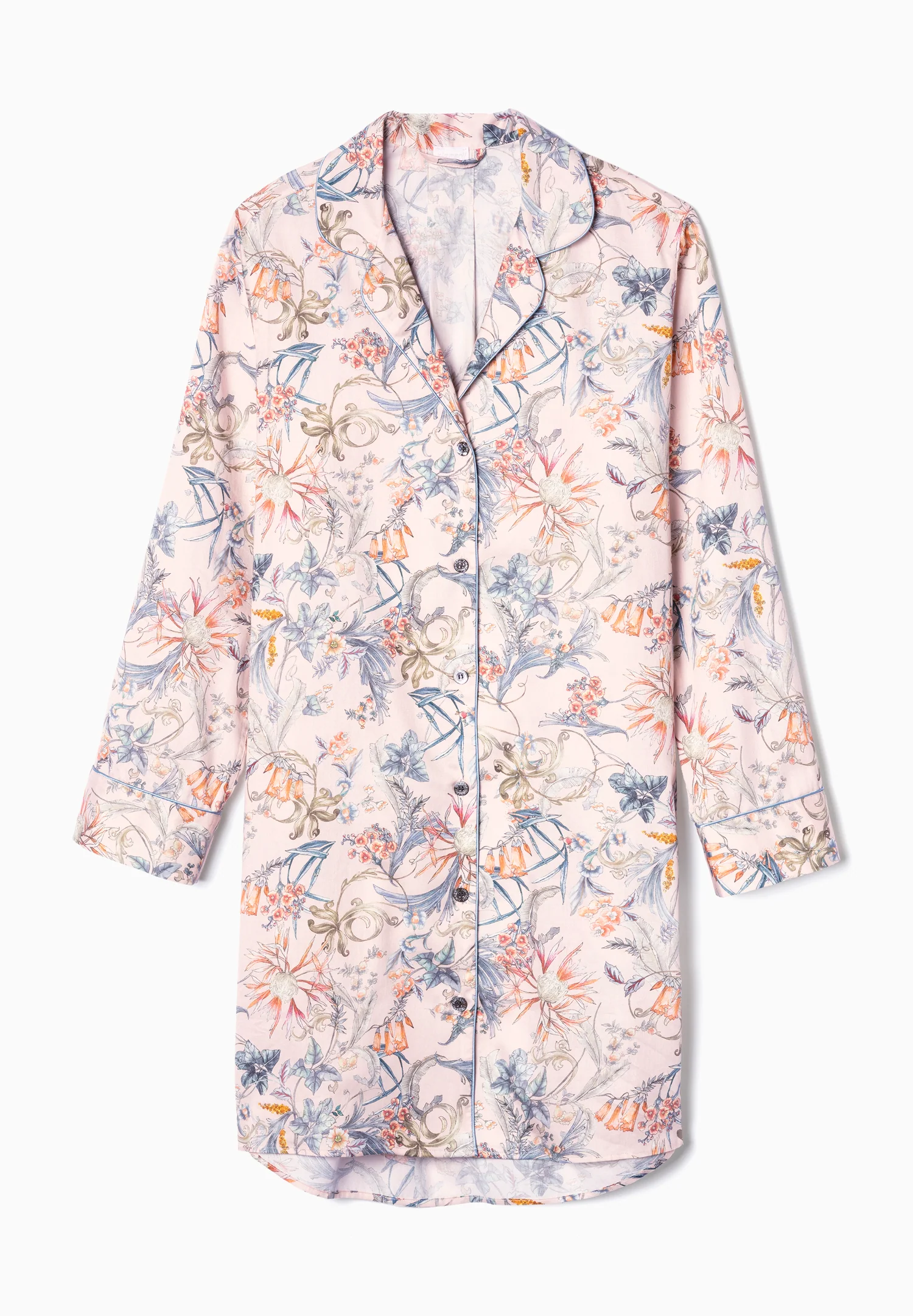 Cotton Sateen Print | Sleepshirt langarm - remember renaissance - Image 2