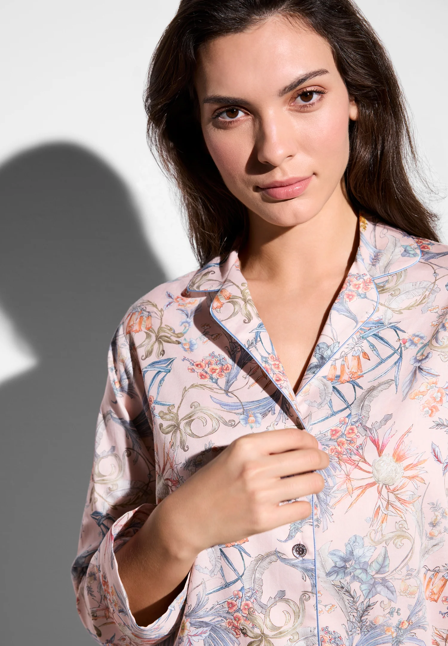 Cotton Sateen Print | Sleepshirt langarm - remember renaissance - Image 3