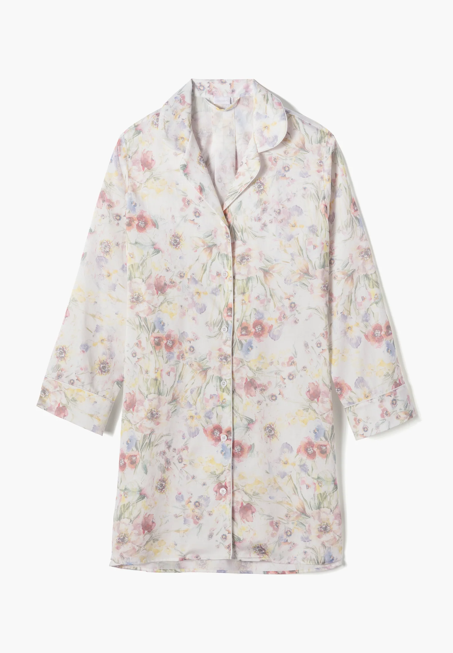 Cotton Sateen Print | Sleepshirt langarm - summer fields - Image 2
