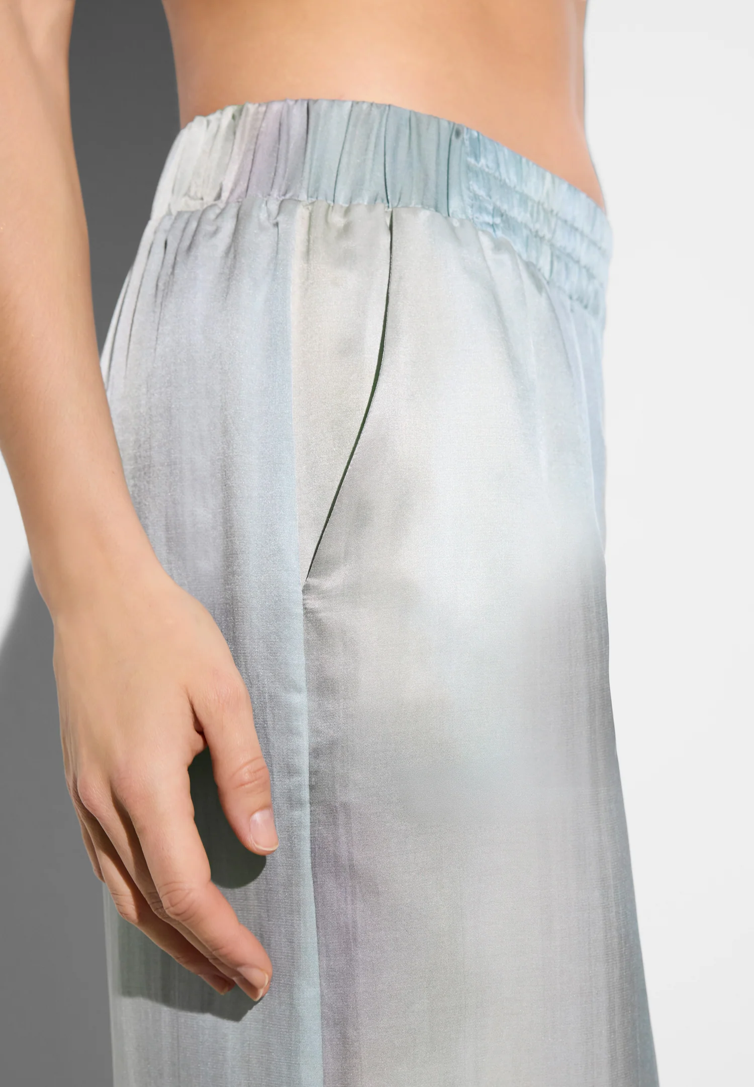 Cotton/Silk Print | Hose lang - shades of ombré - Image 3