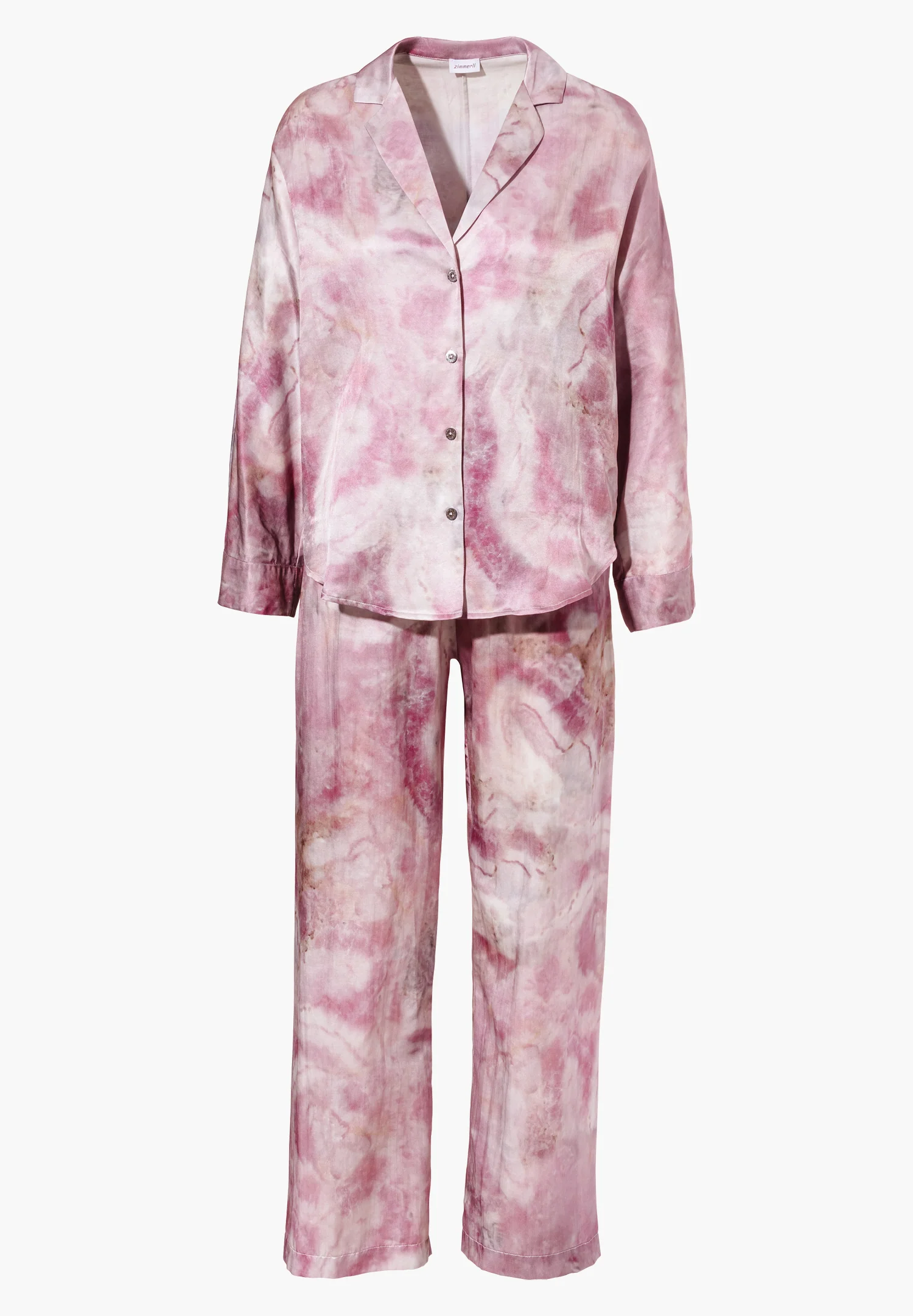 Cotton/Silk Print | Pyjama lang - shades of marble - Image 2
