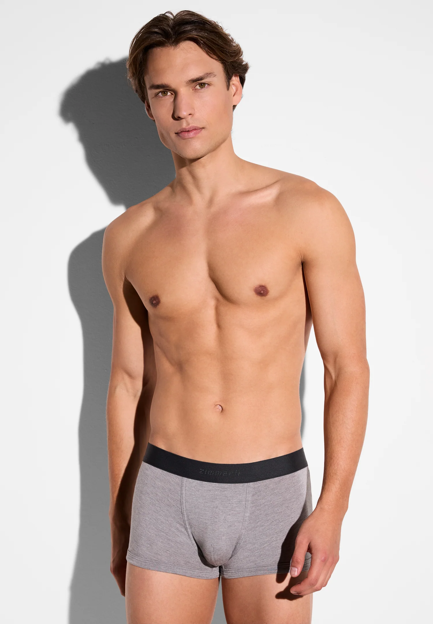 Cozy Comfort | Boxer Brief / Trunk - grey mélange