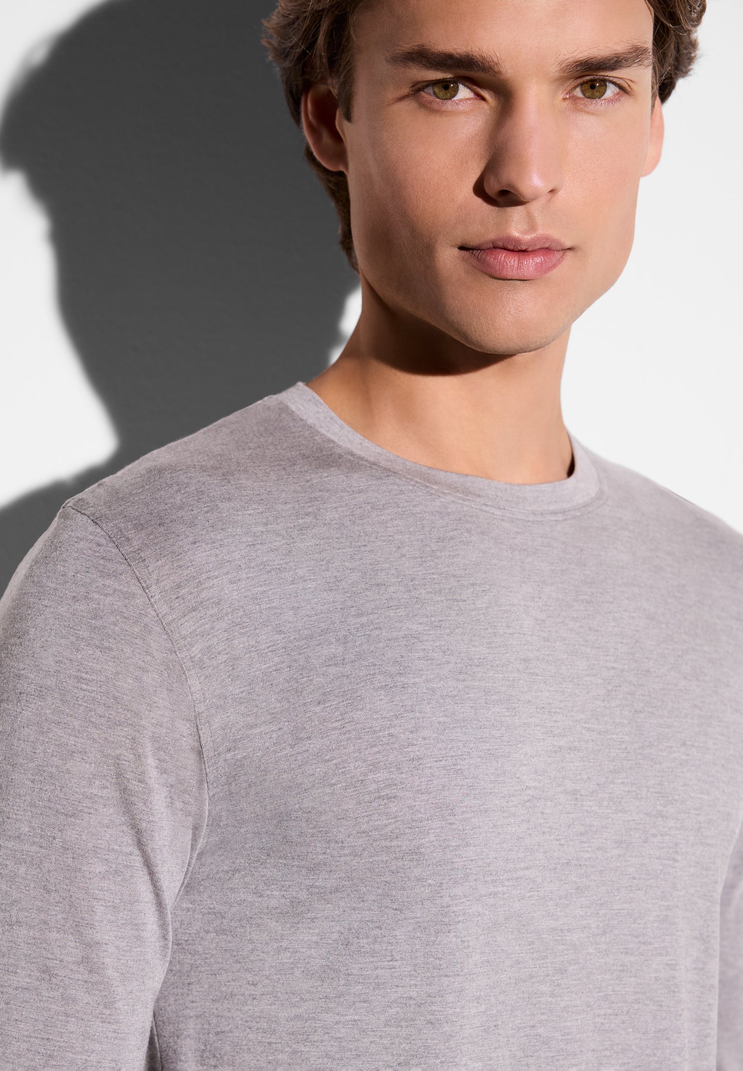 Cozy Comfort | T-Shirt langarm - grey mélange - Image 3