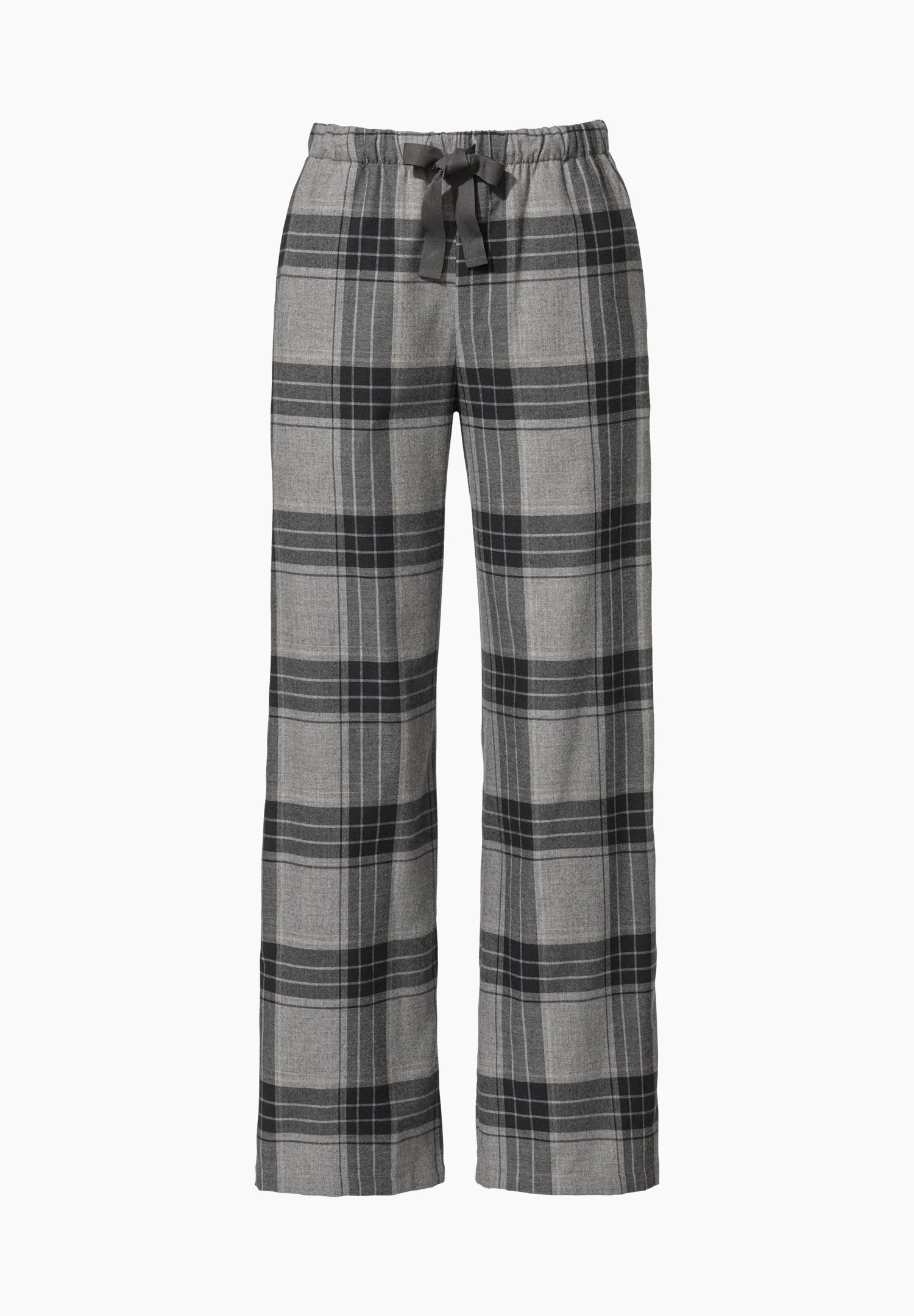 Cozy Flannel | Hose lang - grey check - Image 2
