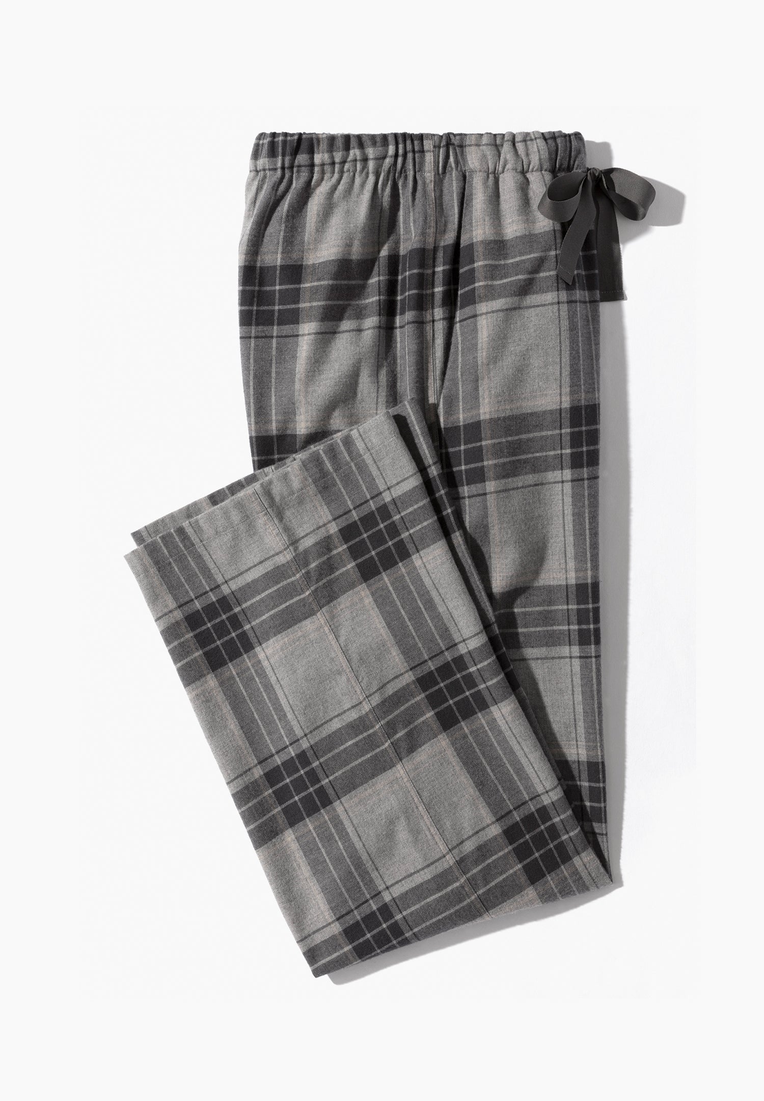 Cozy Flannel | Hose lang - grey check - Image 4