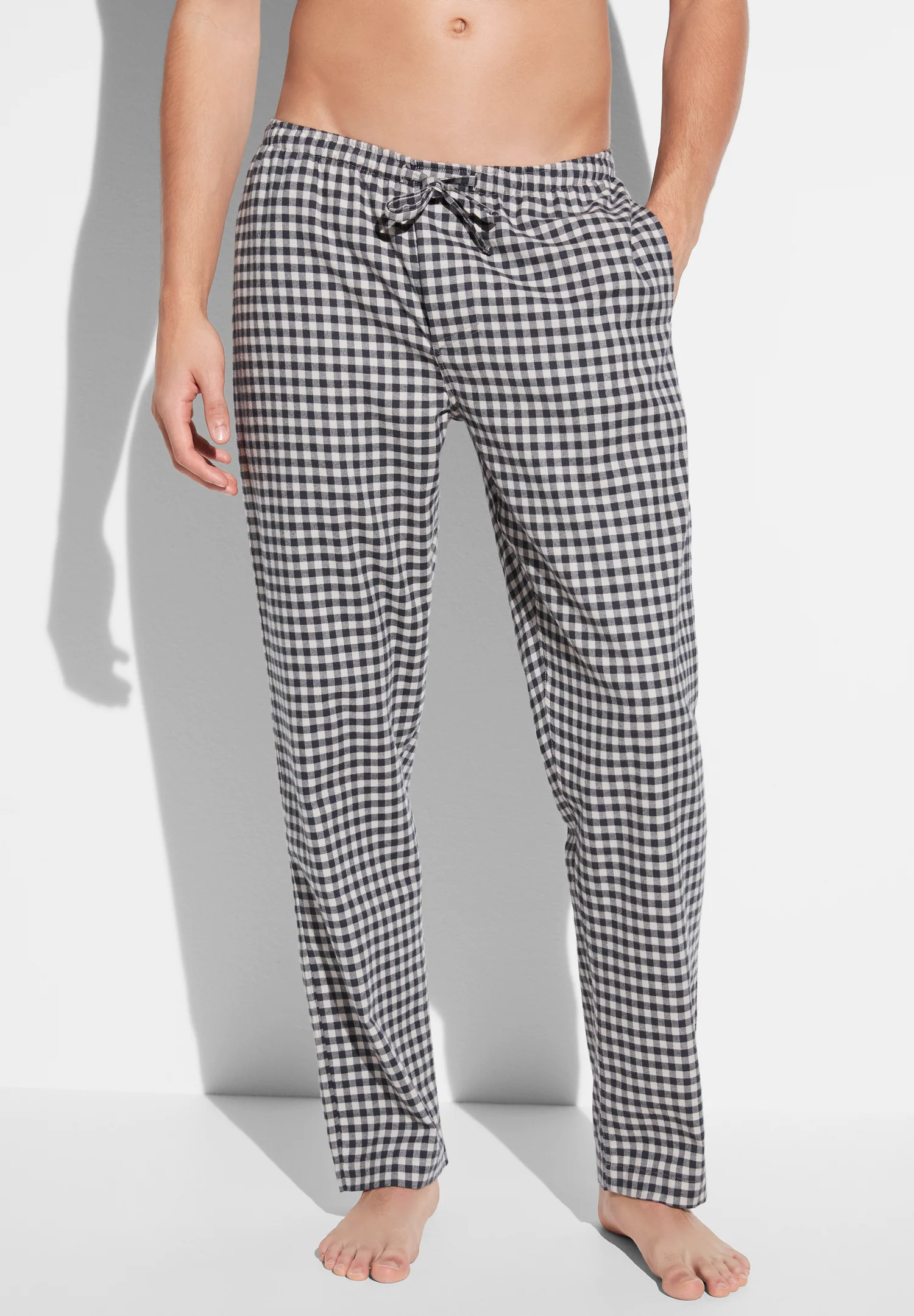 Cozy Flannel | Hose lang - oat check