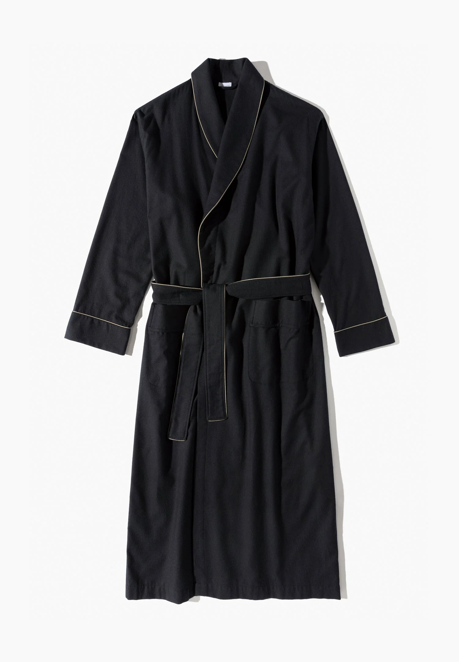 Cozy Flannel | Morgenmantel lang - navy - Image 6