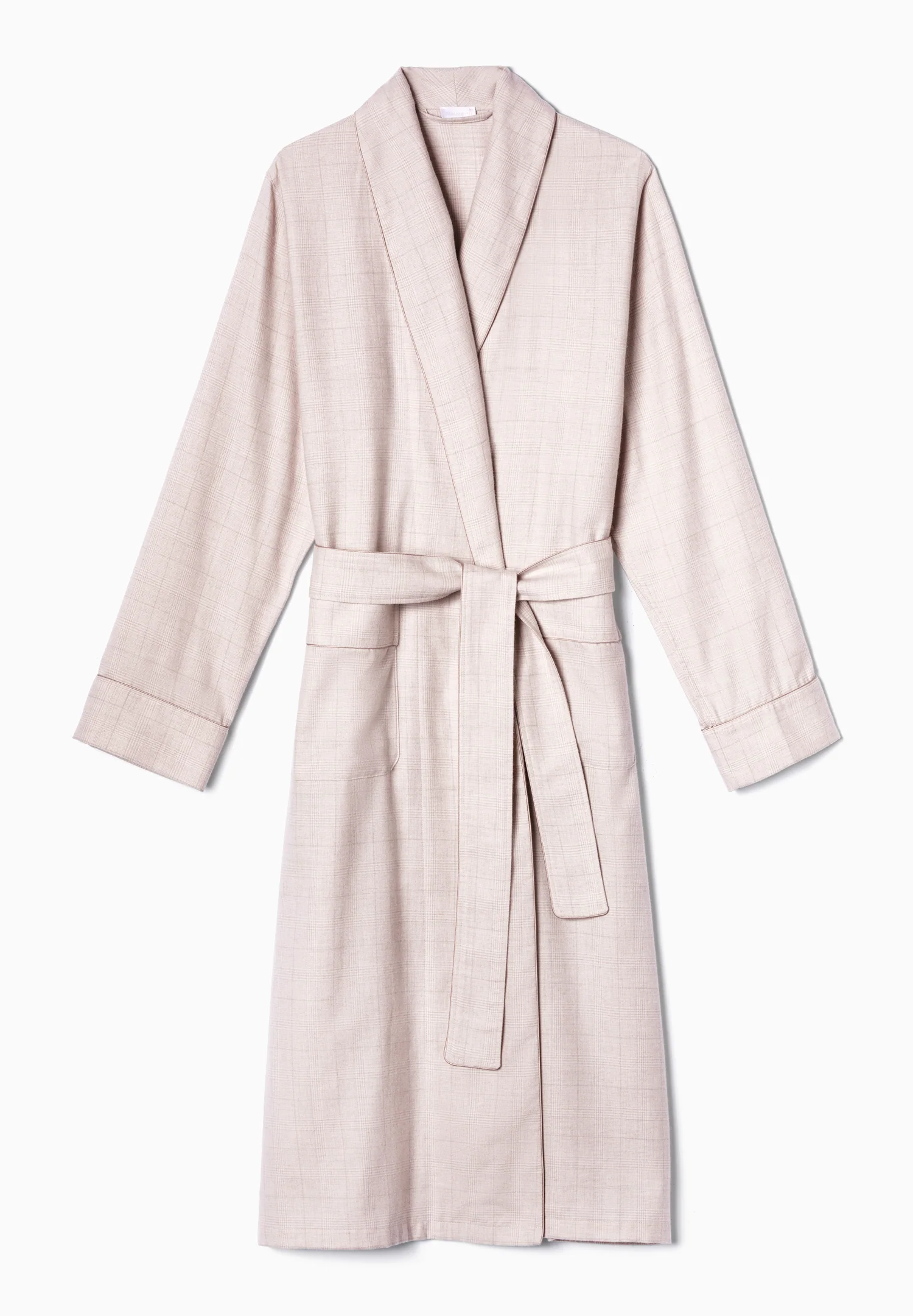 Cozy Flannel | Morgenmantel lang - pink check - Image 2