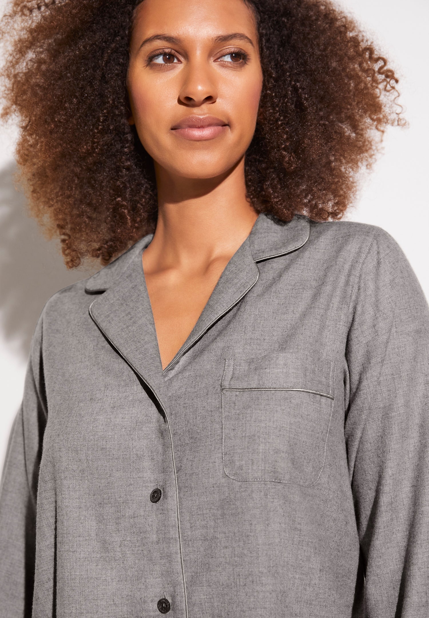 Cozy Flannel | Pyjama lang - grau - Image 3