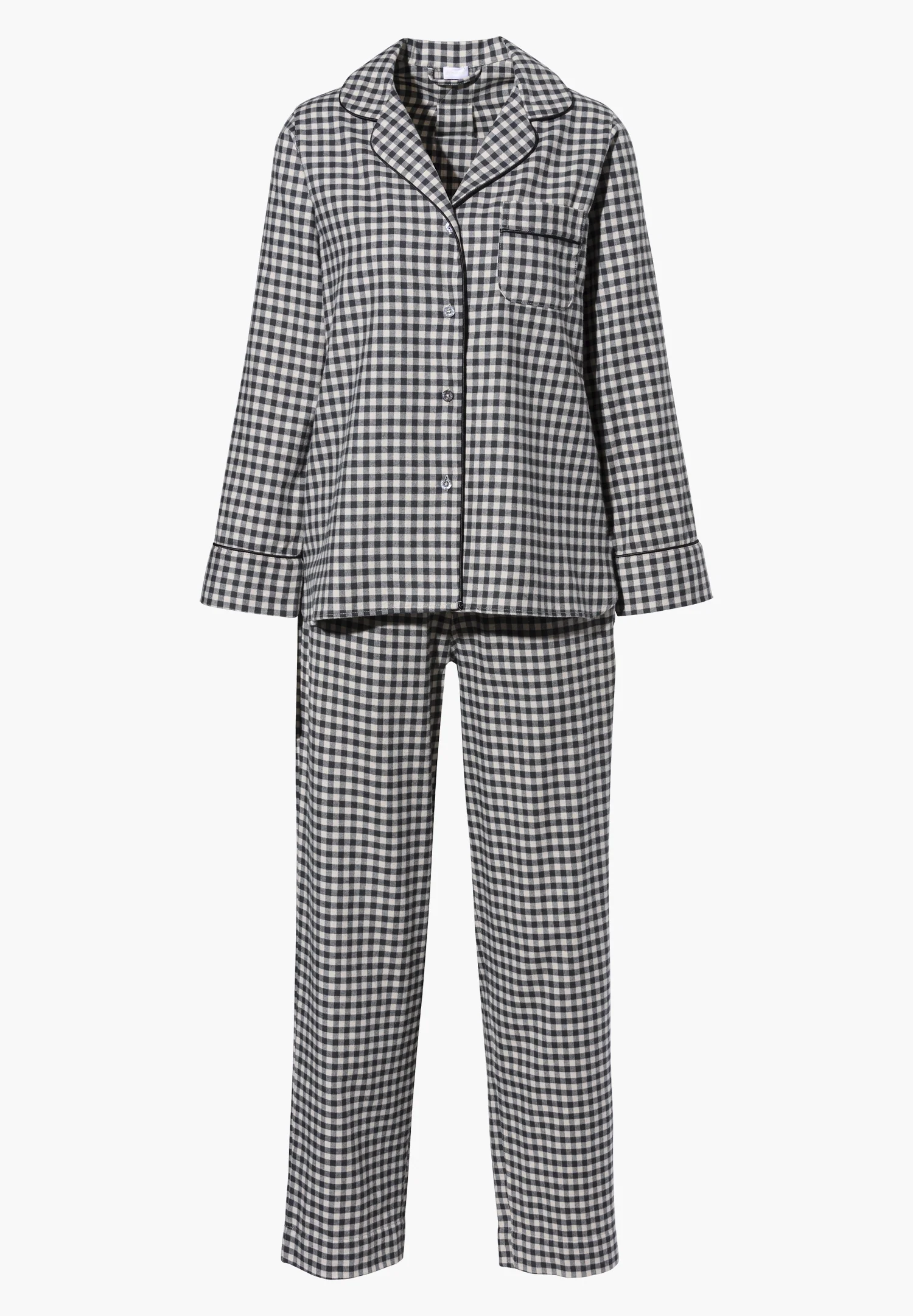 Cozy Flannel | Pyjama lang - oat check - Image 2