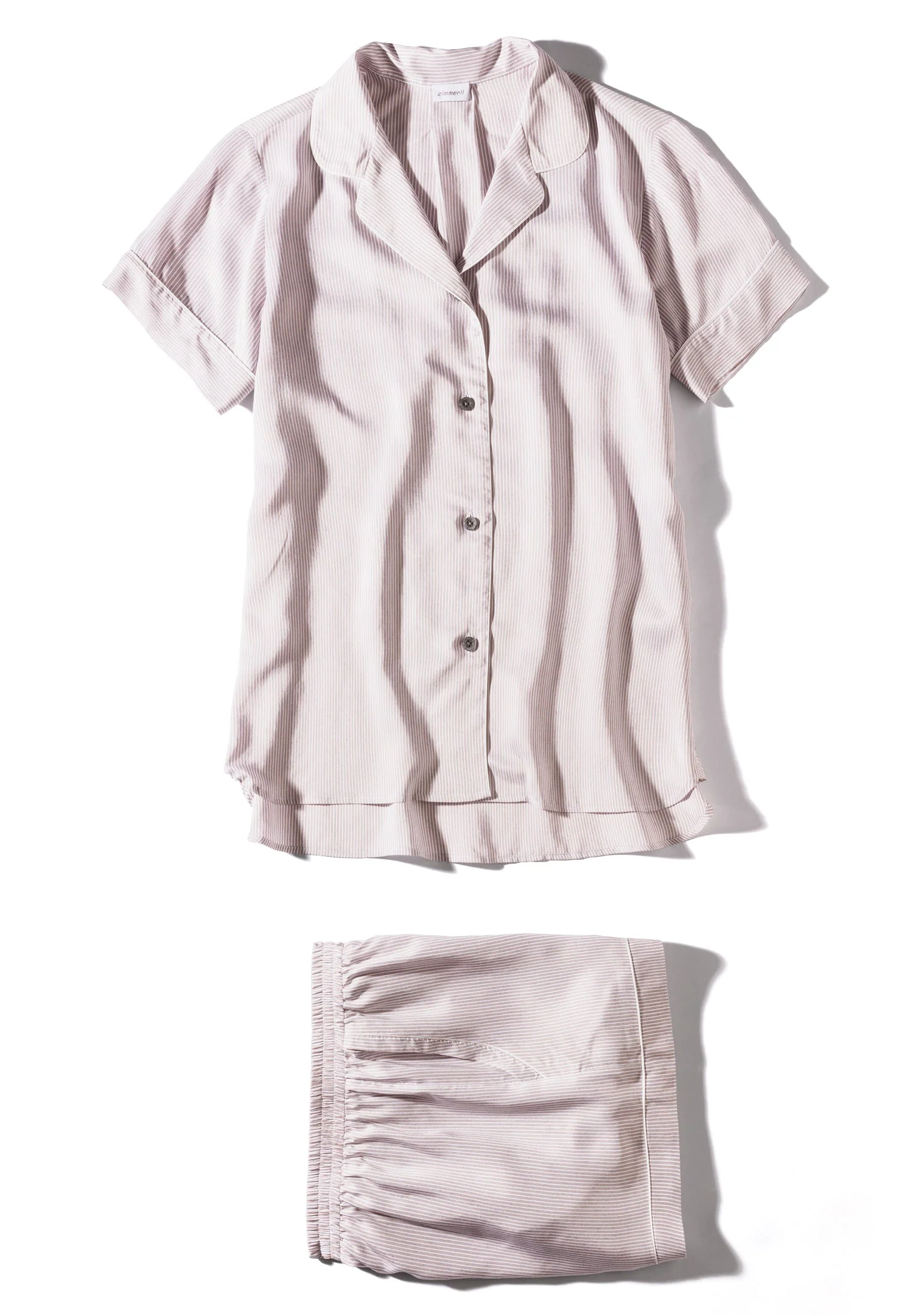 Feminine Stripes | Pyjama kurz - sand stripes - Image 4