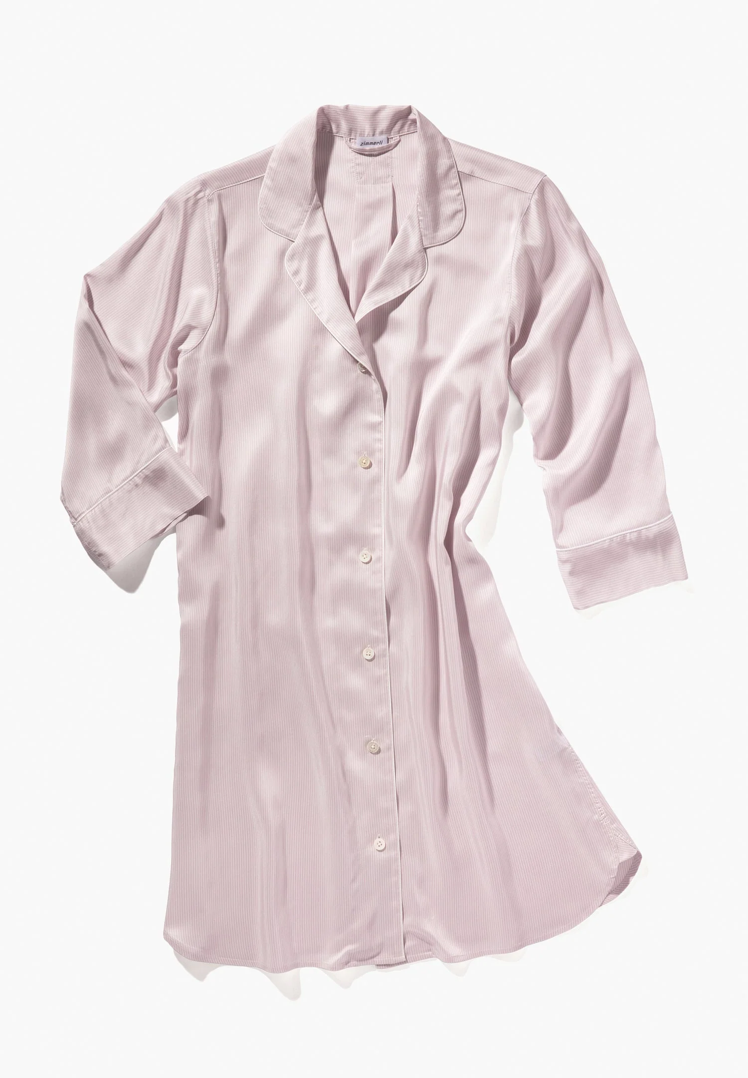 Feminine Stripes | Sleepshirt 3/4-Ärmel - lilac stripes - Image 7