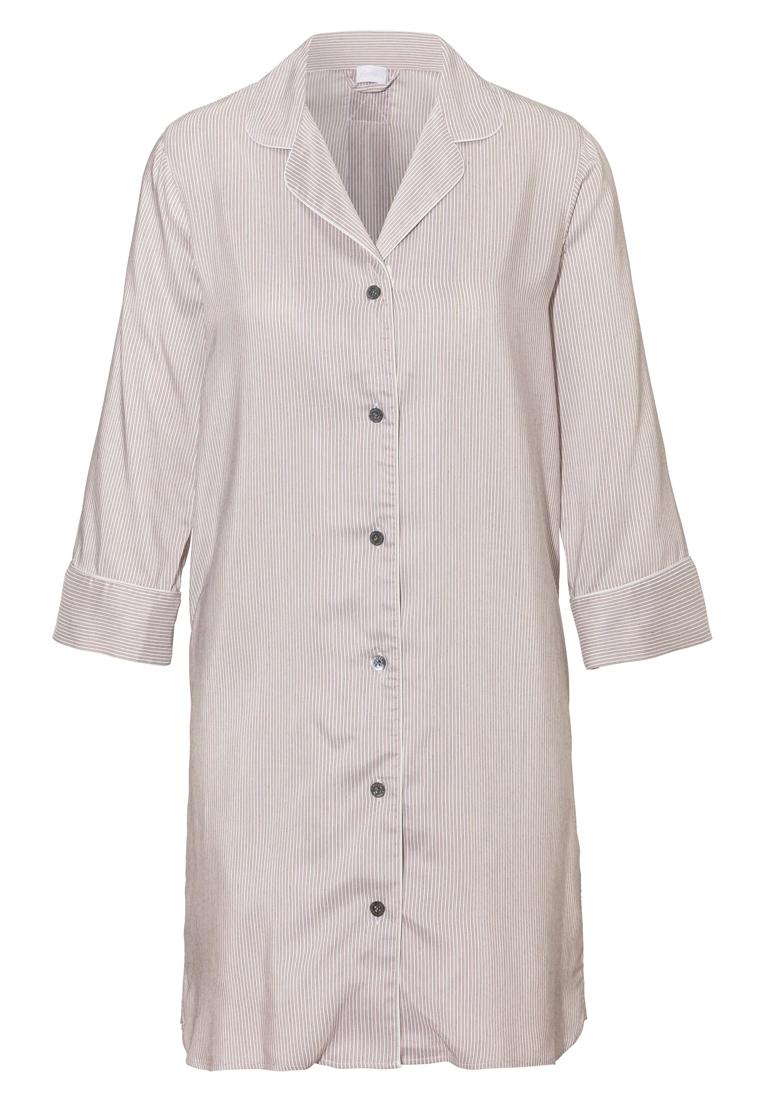 Feminine Stripes | Sleepshirt 3/4-Ärmel - sand stripes - Image 2