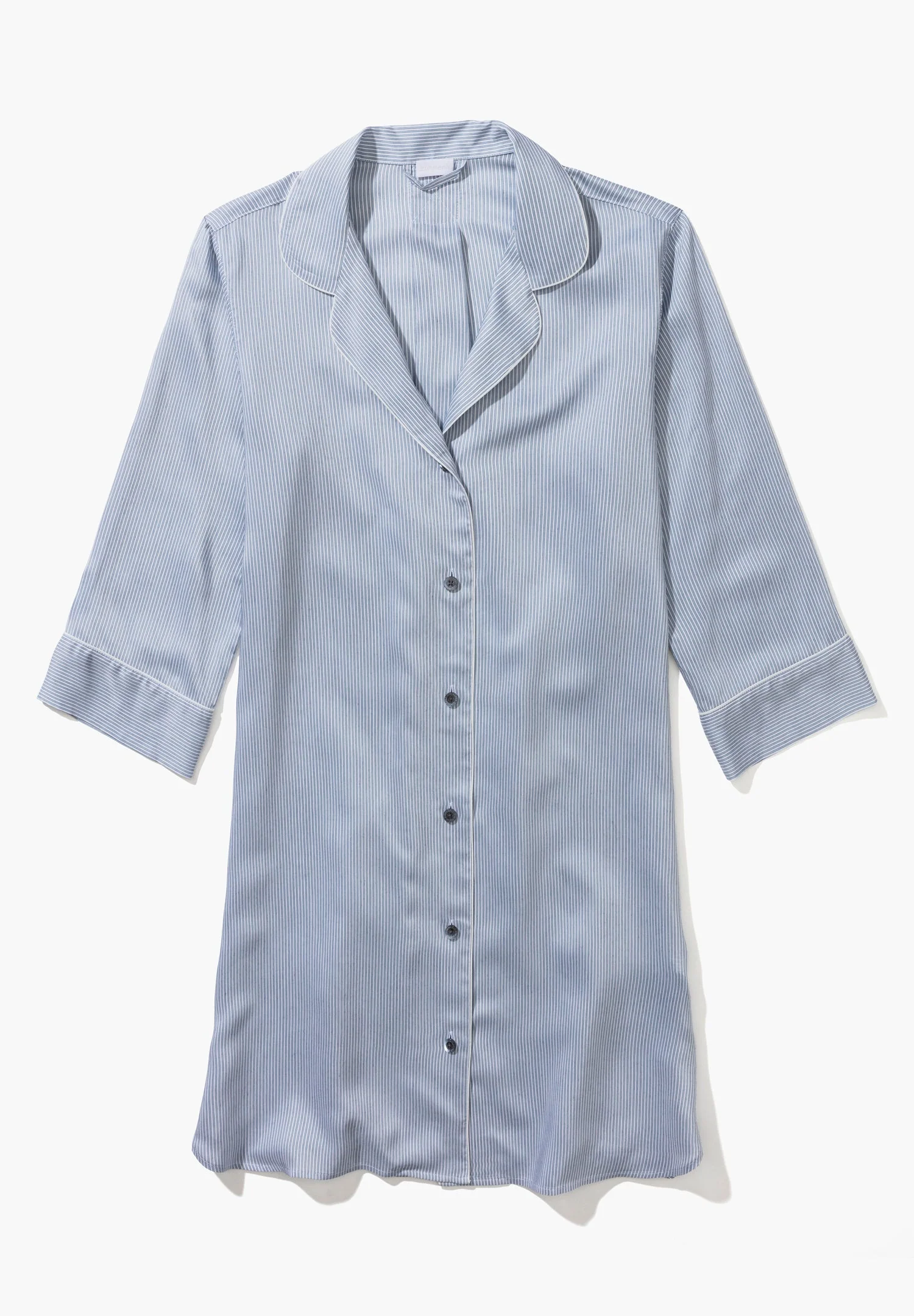 Feminine Stripes | Sleepshirt 3/4-Ärmel - sky stripes - Image 5