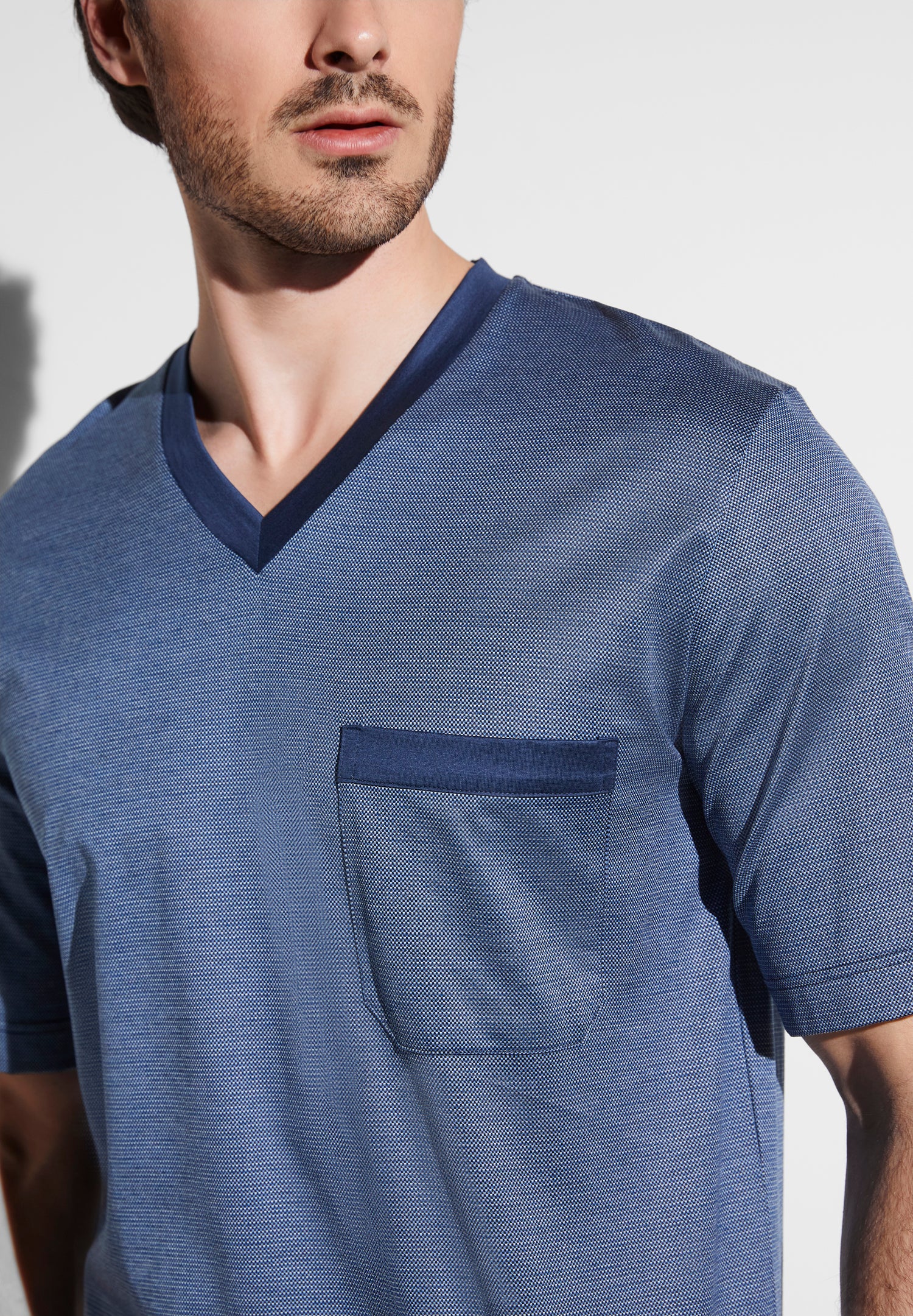 Filodiscozia | Pyjama kurz - geo ocean blue - Image 3