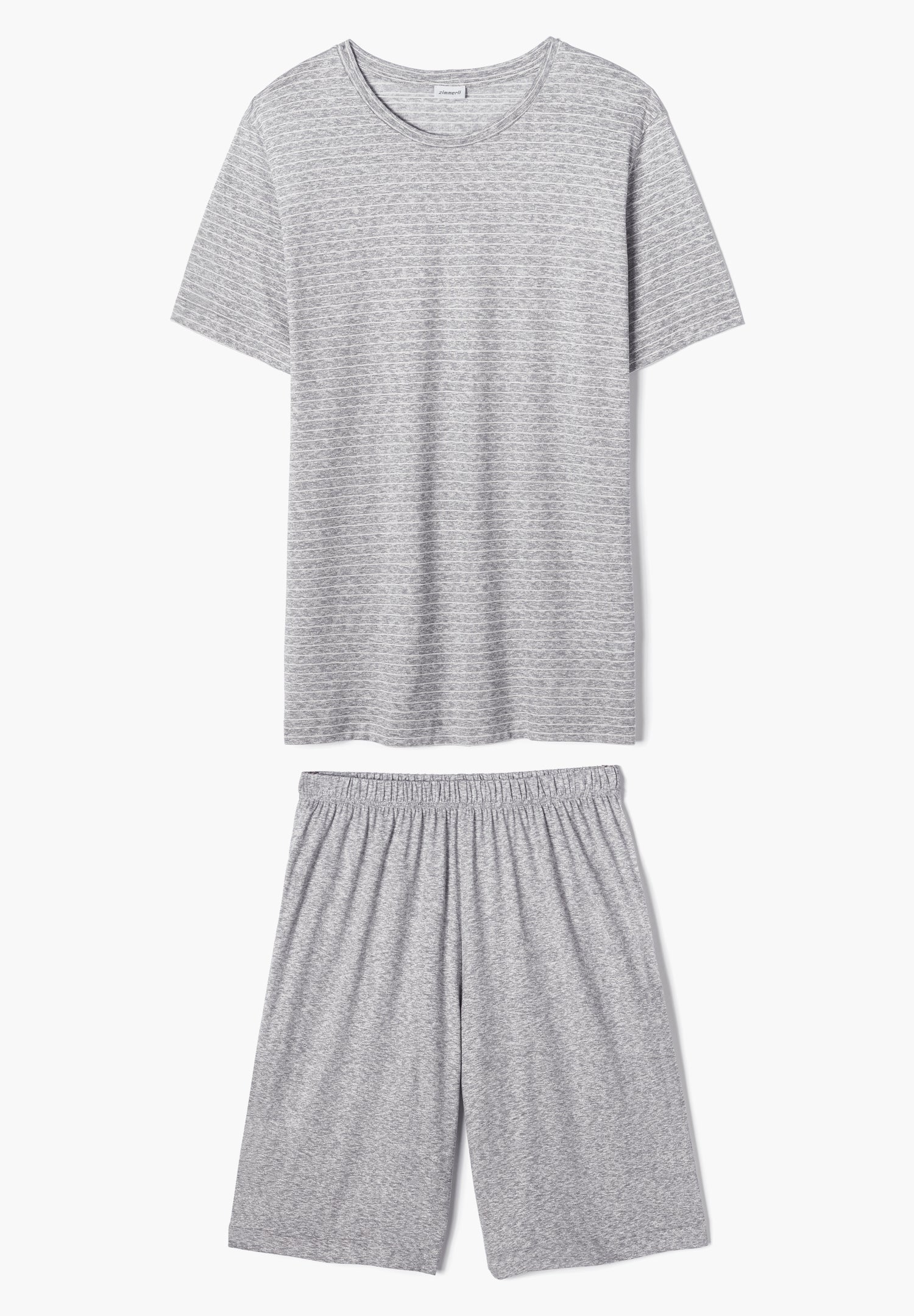 Filodiscozia | Pyjama kurz - grey mélange stripes - Image 2