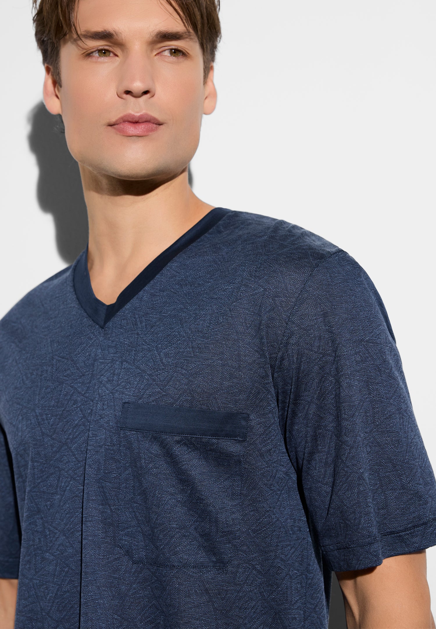 Filodiscozia | Pyjama V-Neck kurz - navy - Image 3