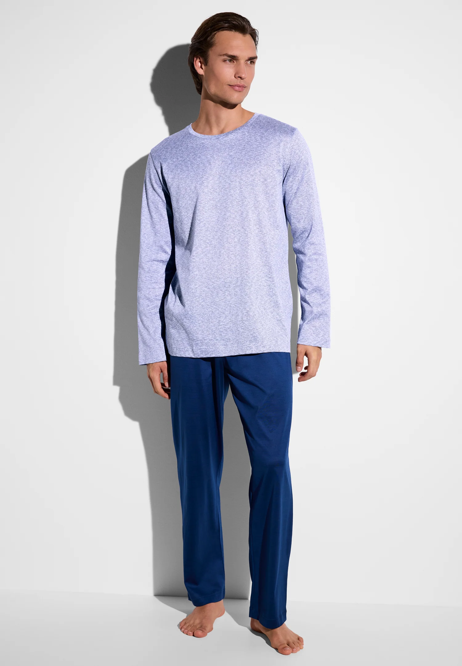 Filodiscozia | Pyjama lang - geo grey blue