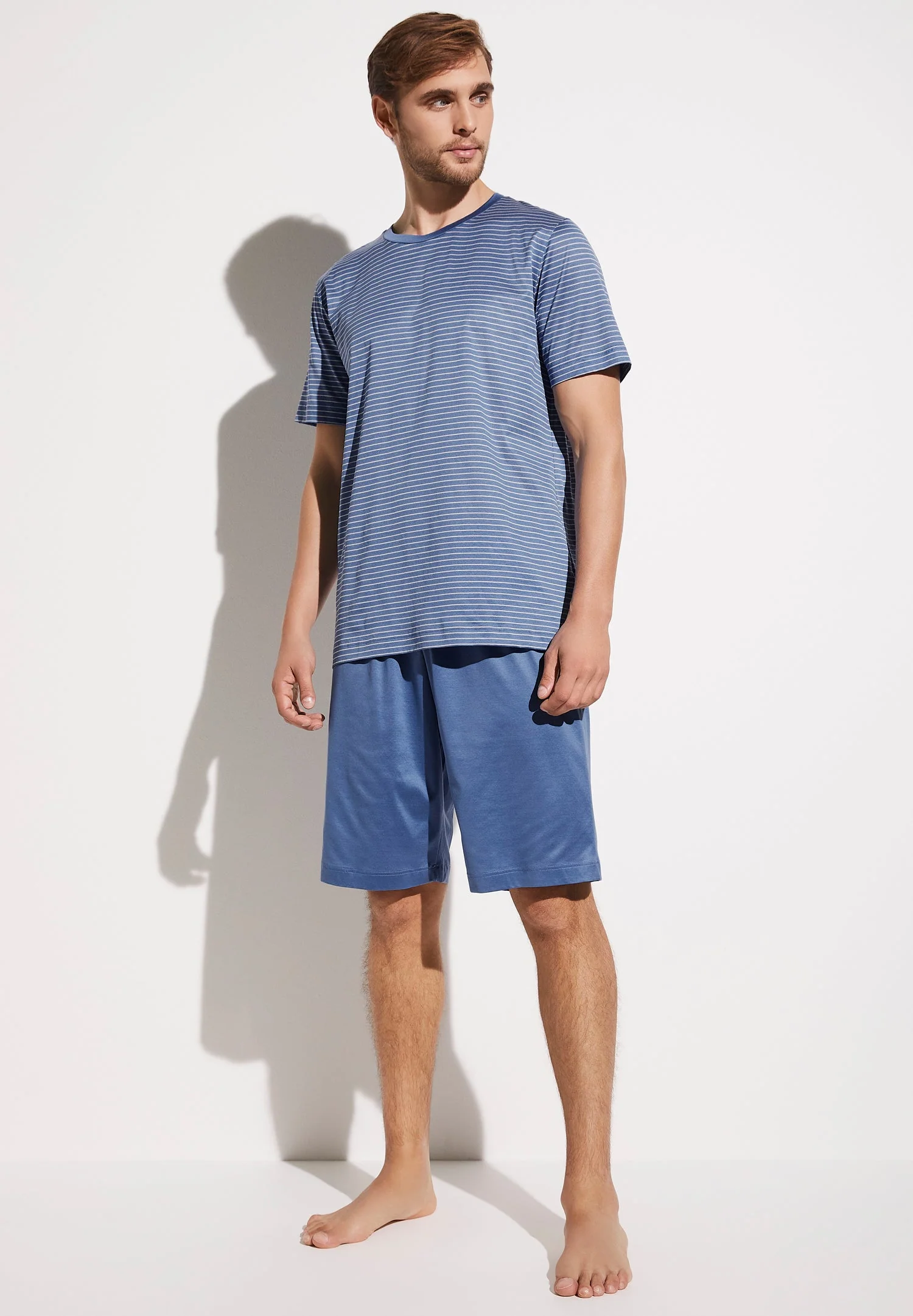 Filodiscozia Stripes | Pyjama kurz - blue stripes