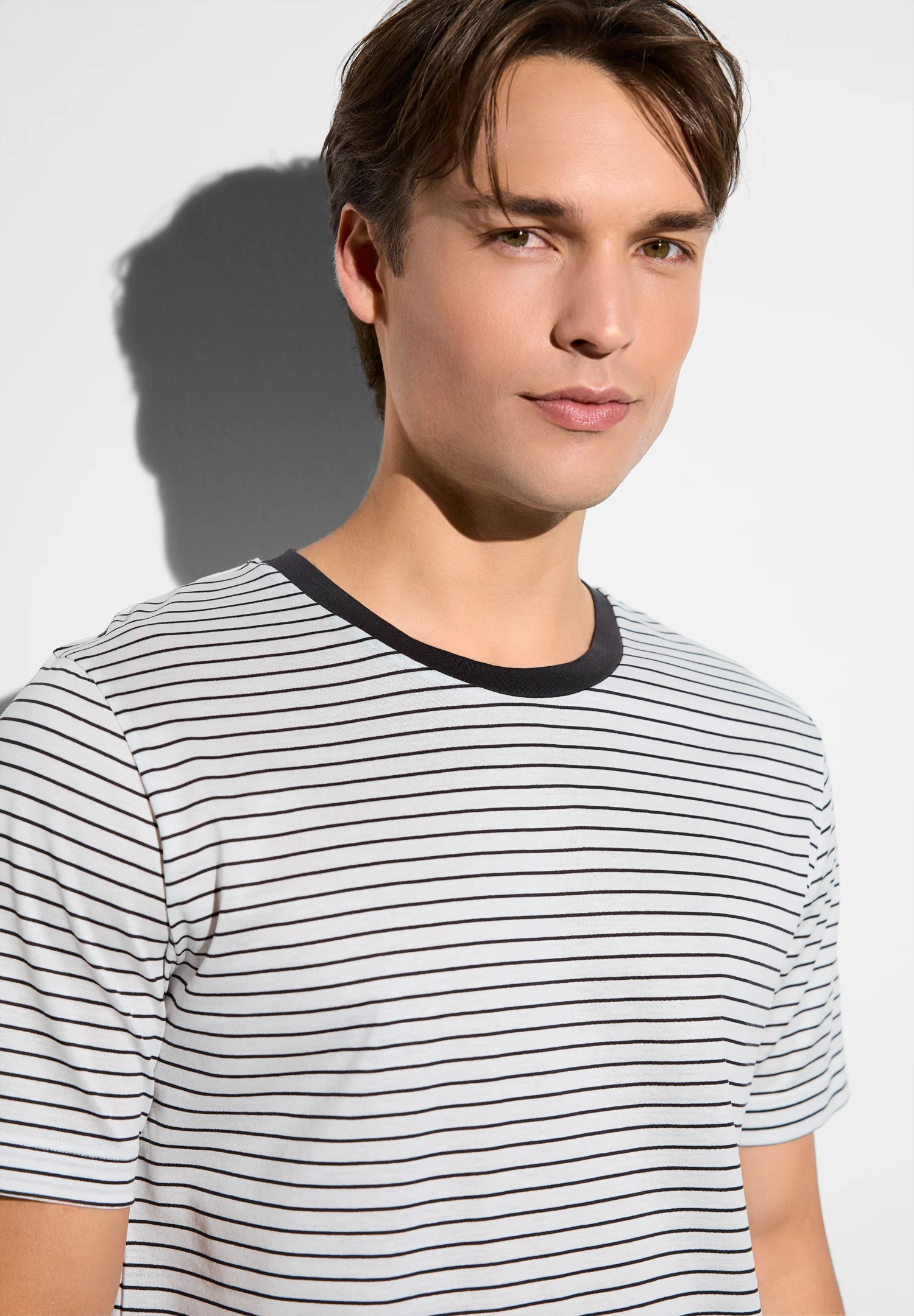 Filodiscozia Stripes | Pyjama lang kurzarm - espresso stripes - Image 3