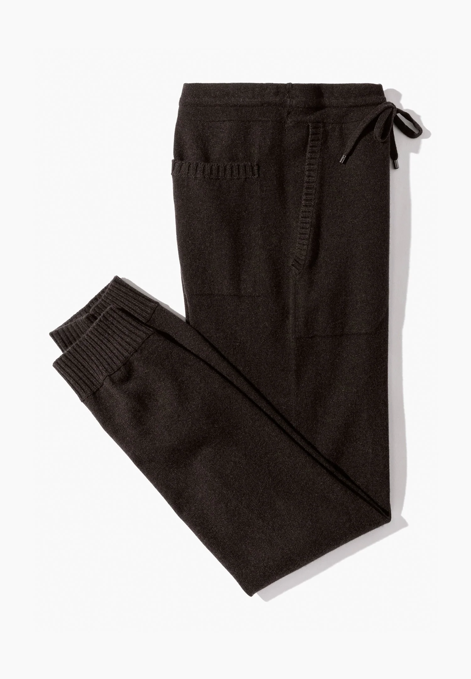 Flat Knit | Hose lang - chocolate melange - Image 4