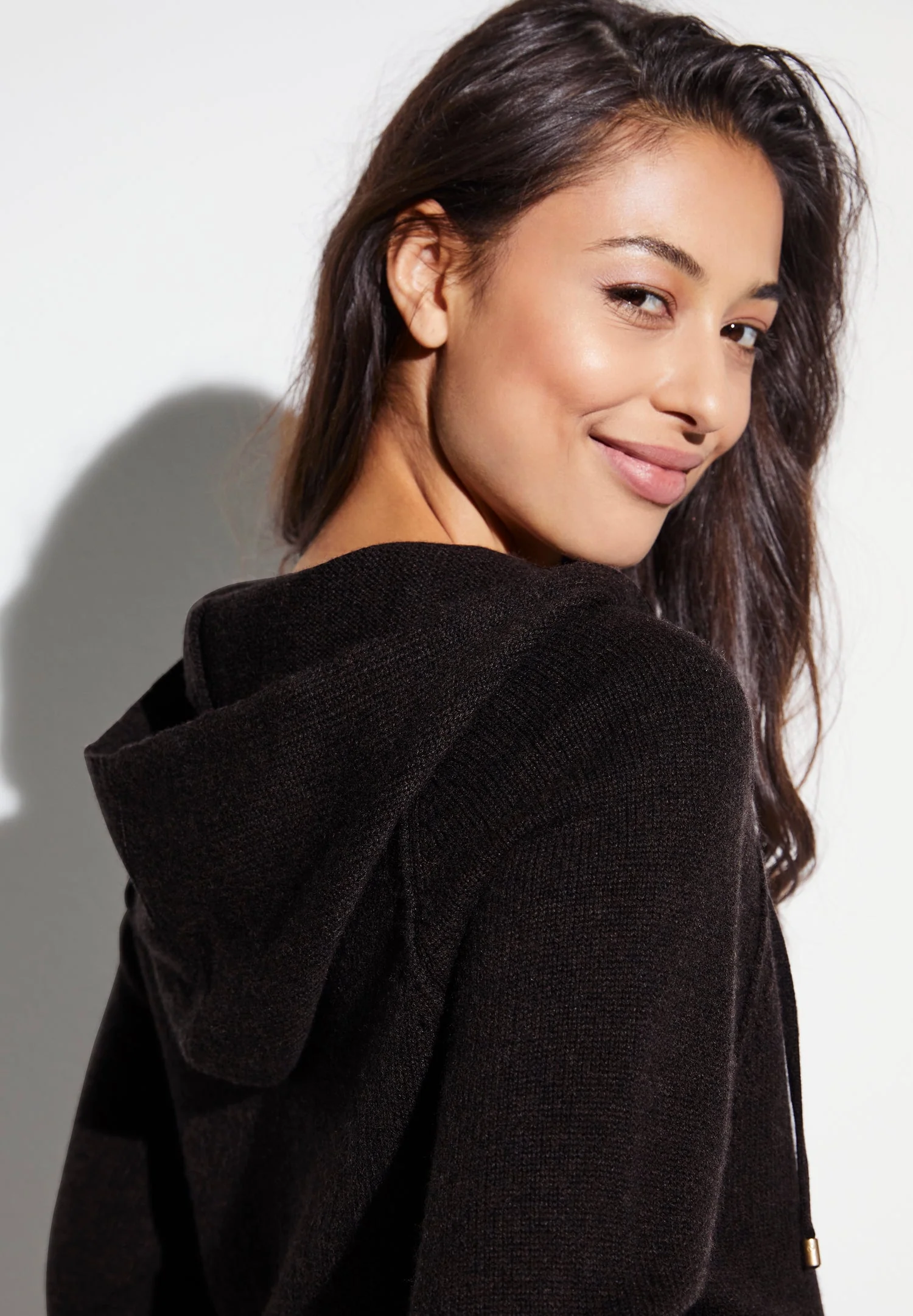 Flat Knit | Jacke - chocolate melange - Image 3