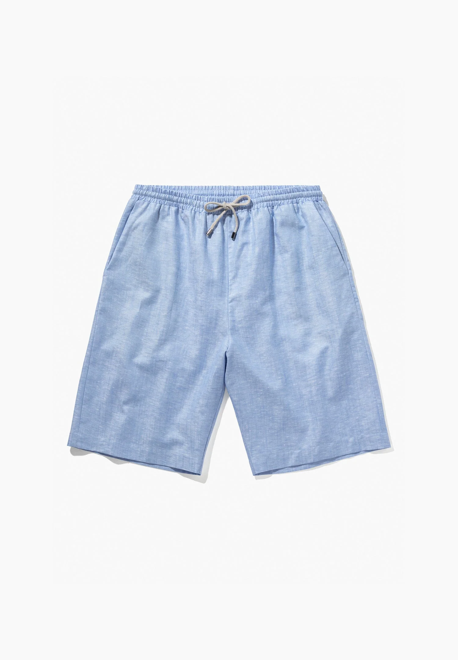 Linen Blend | Shorts - light blue - Image 4