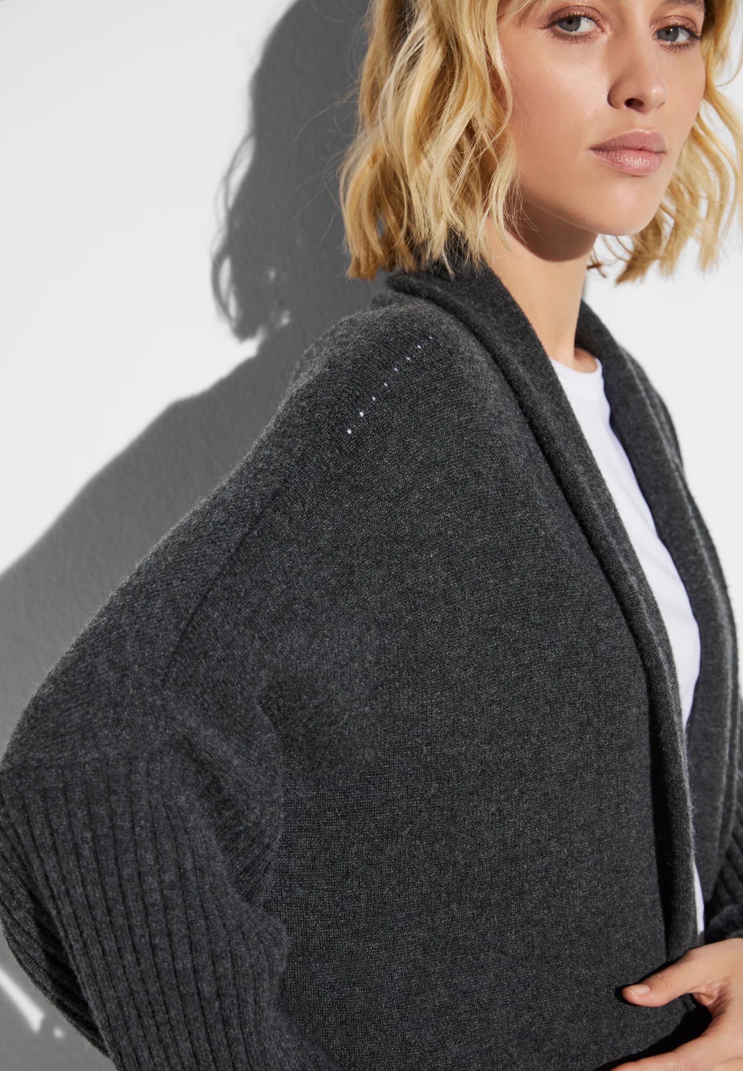 Luxury Cashmere | Poncho - anthrazit - Image 4